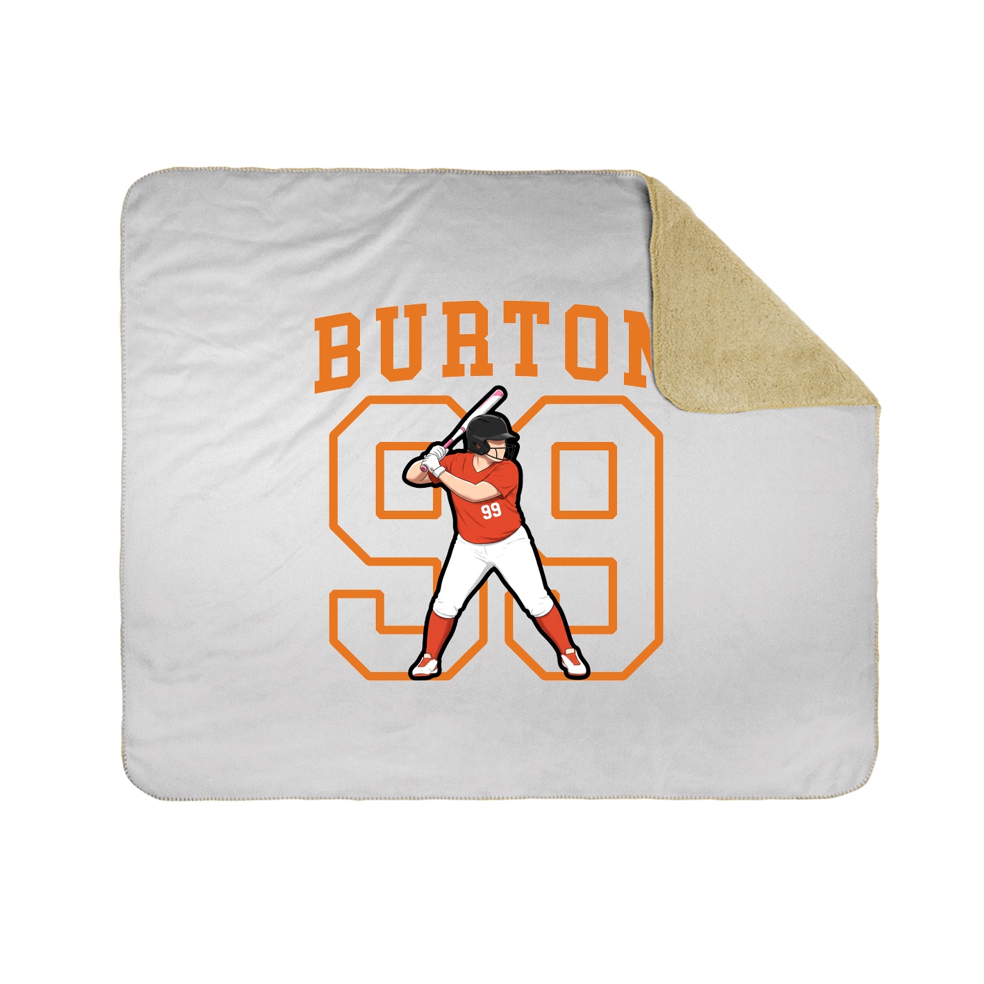 50x60 Sherpa Lined Throw Blanket