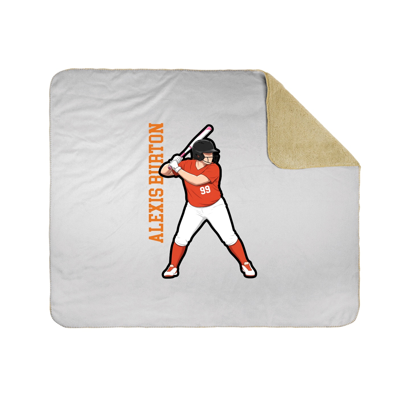 50x60 Sherpa Lined Throw Blanket