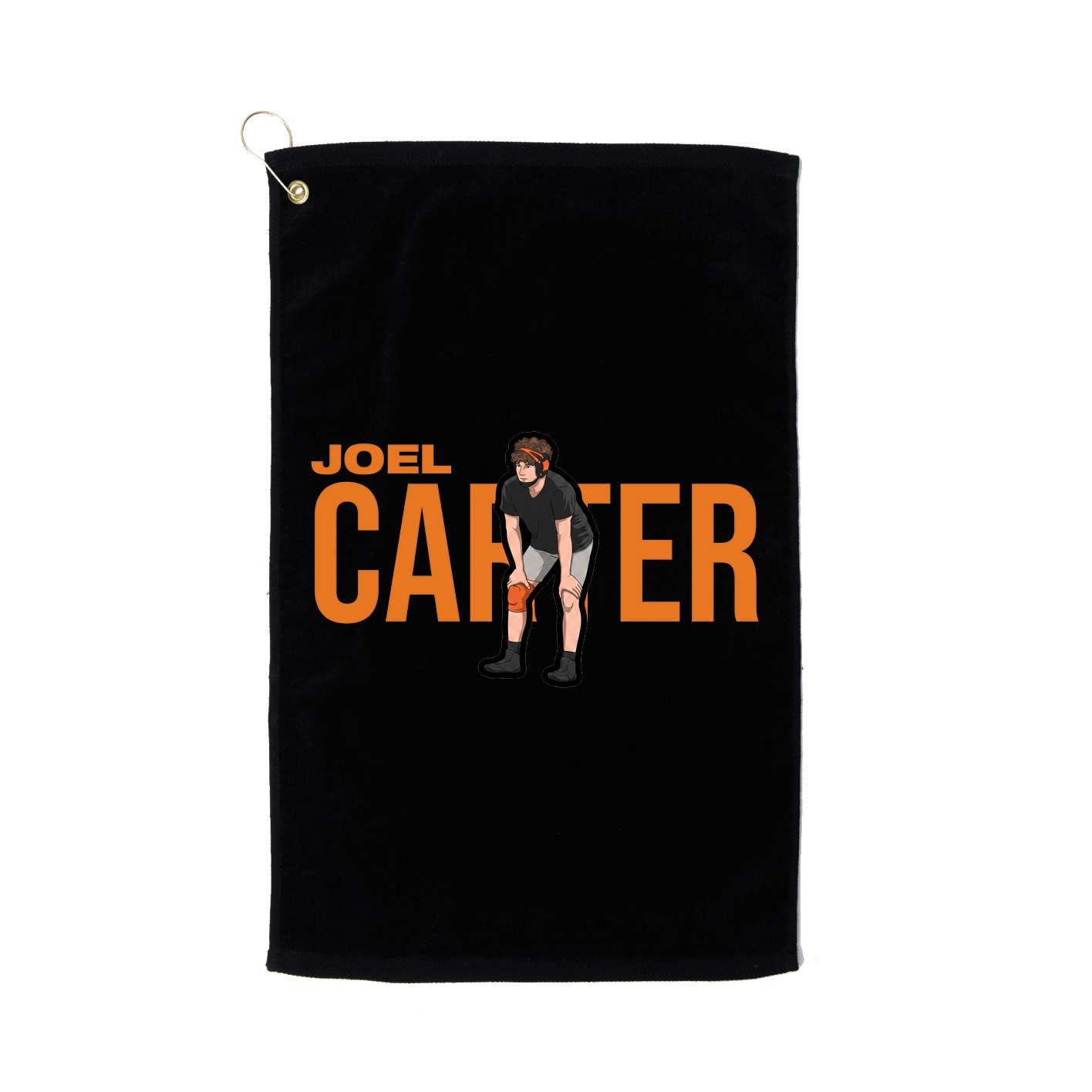 Golf Towel — Player Name in Black