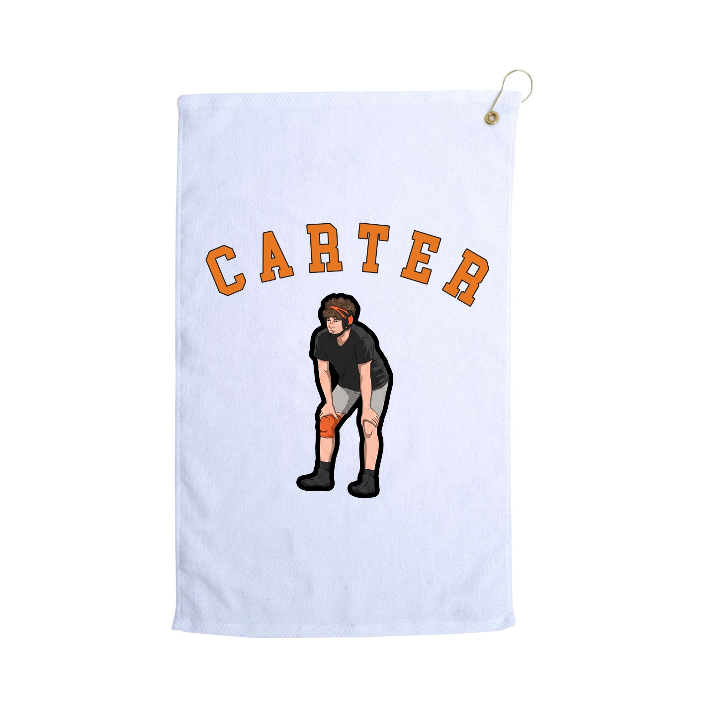 Golf Towel — Shirsey Arch in White