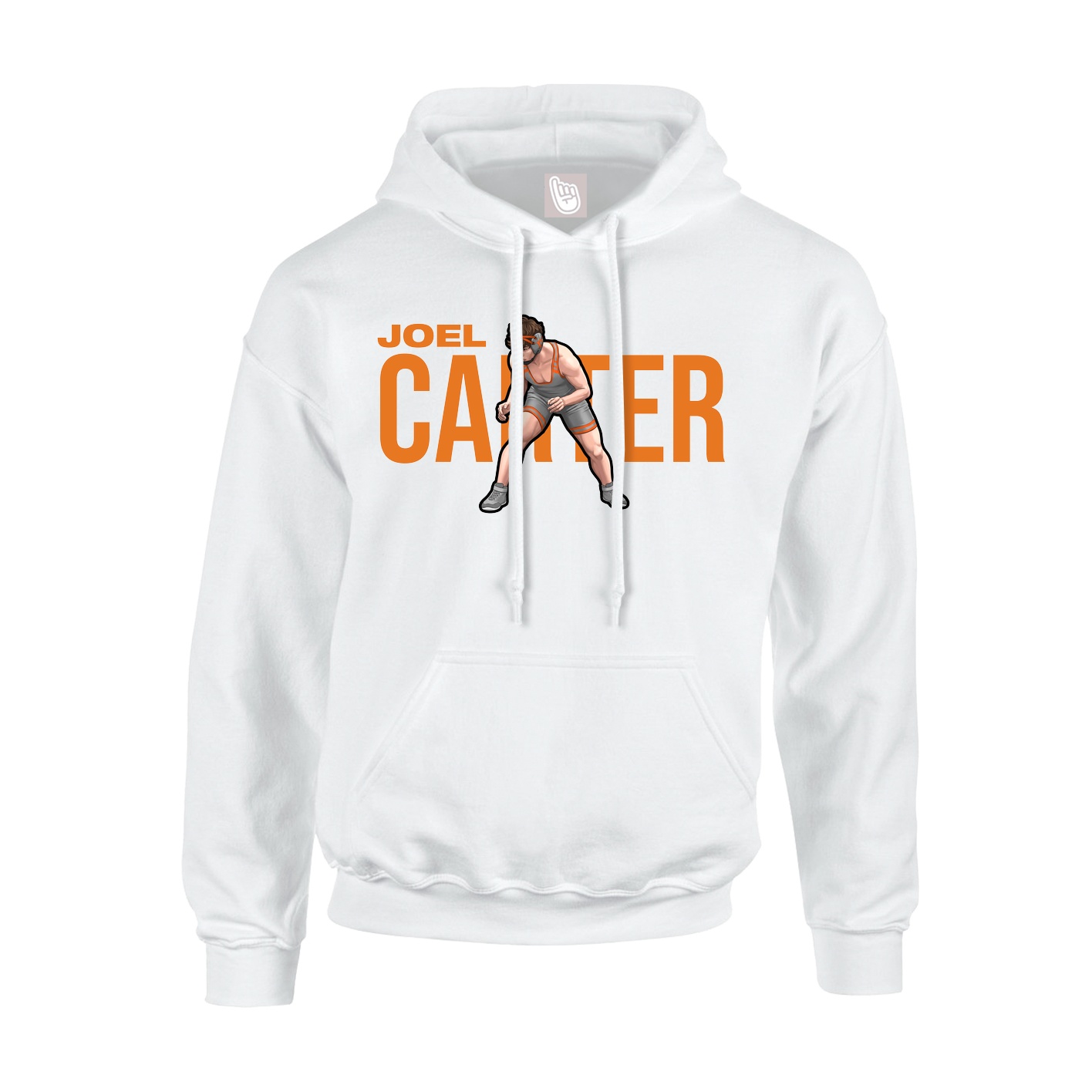 Youth Hoodie — Player Name in White