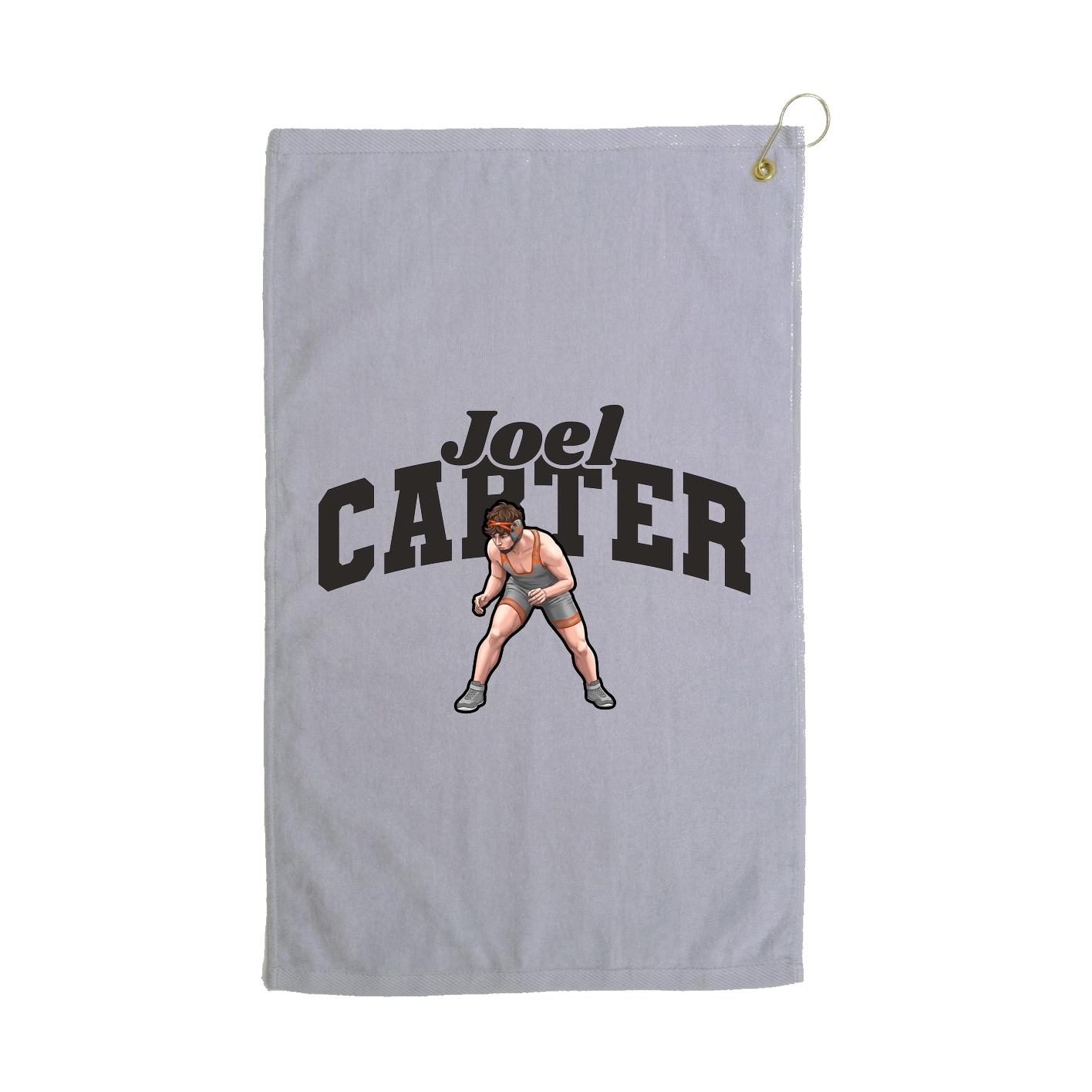 Golf Towel — Signature Arch in Grey