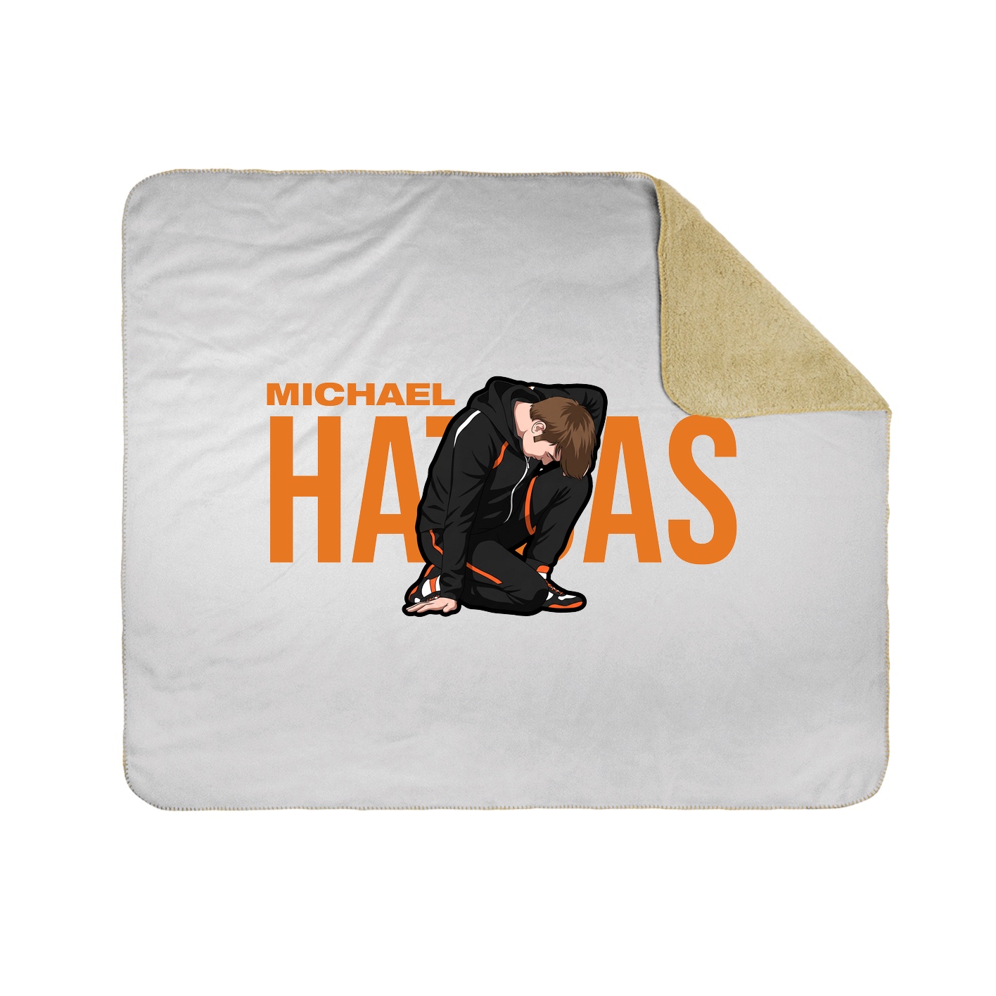 Throw Blanket — Player Name in White