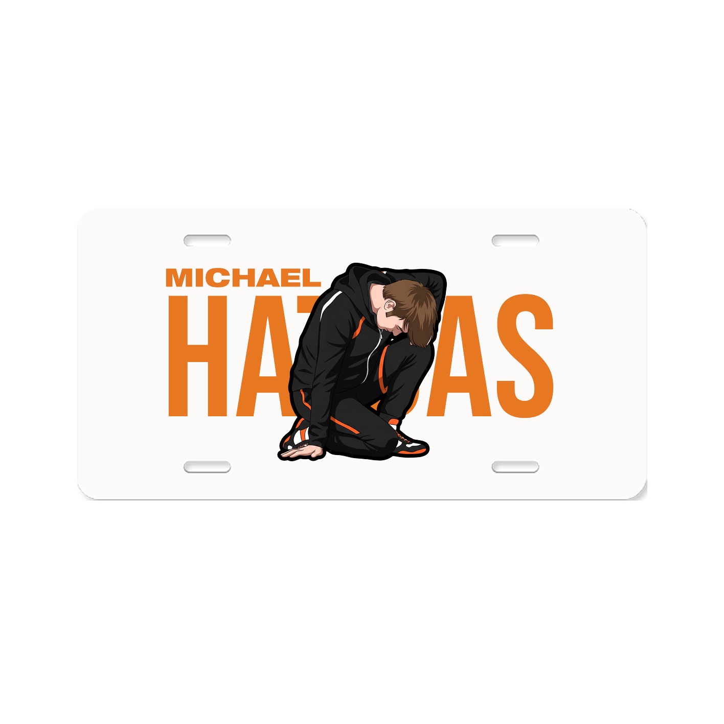 License Plate — Player Name in Classic
