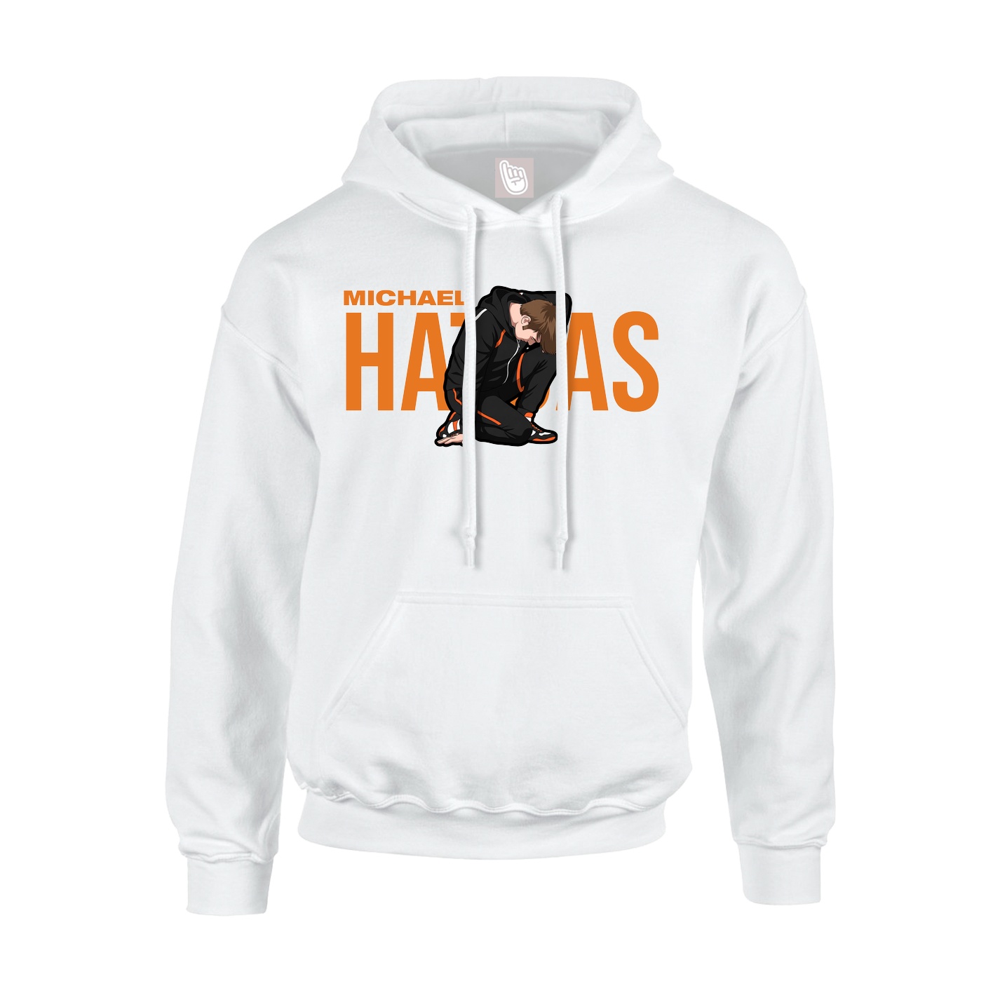 Hoodie — Player Name in White