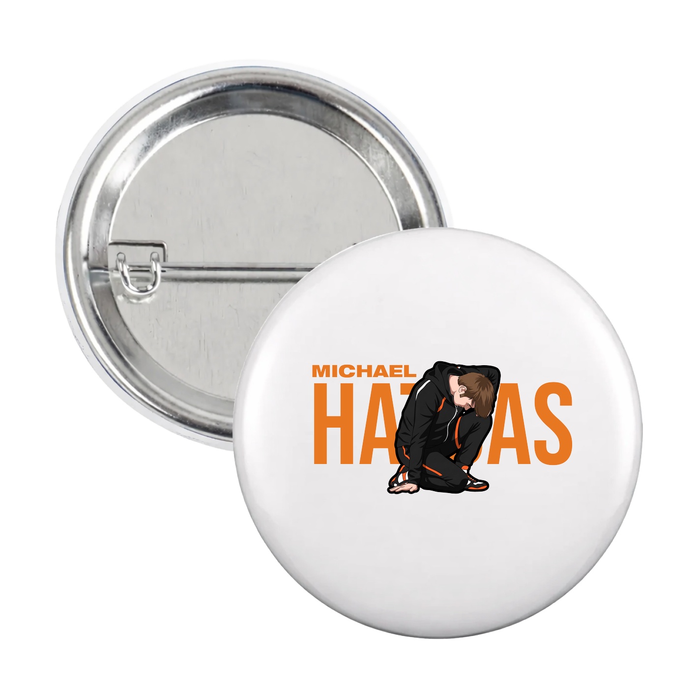 Game Day Button — Player Name in White