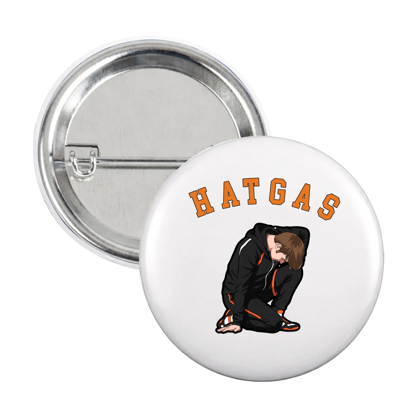 Game Day Button — Shirsey Arch in White