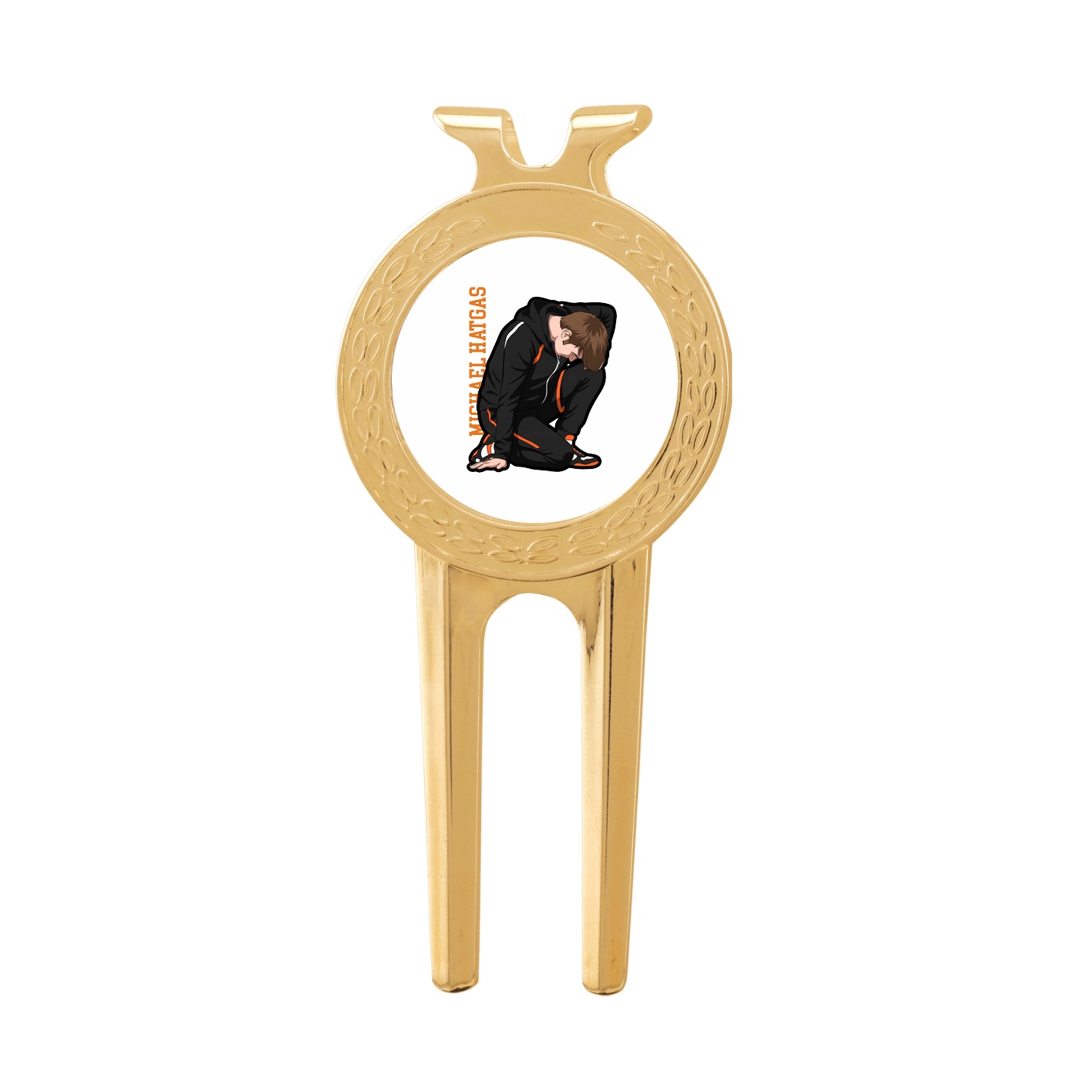 Divot Tool with Ball Marker — Name Vertical in Classic