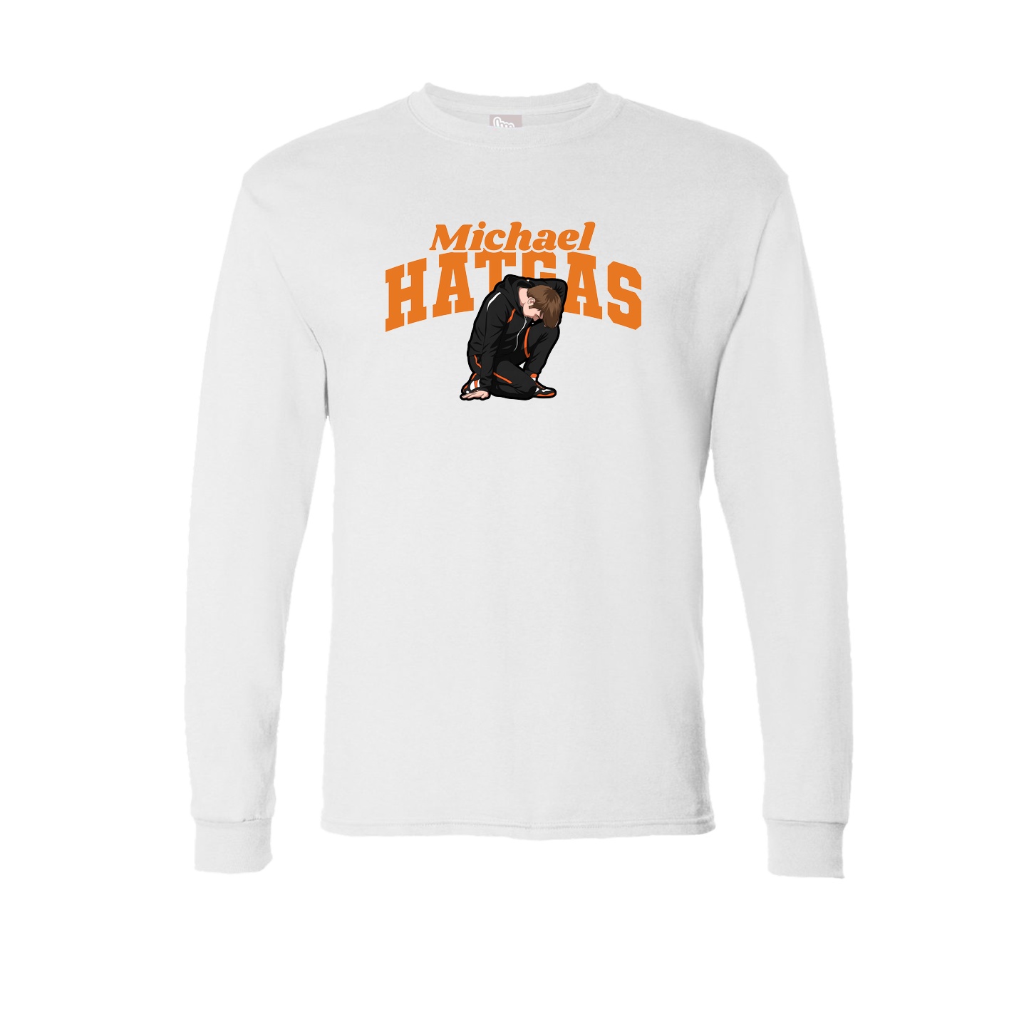 Long Sleeve Tee — Signature Arch in White