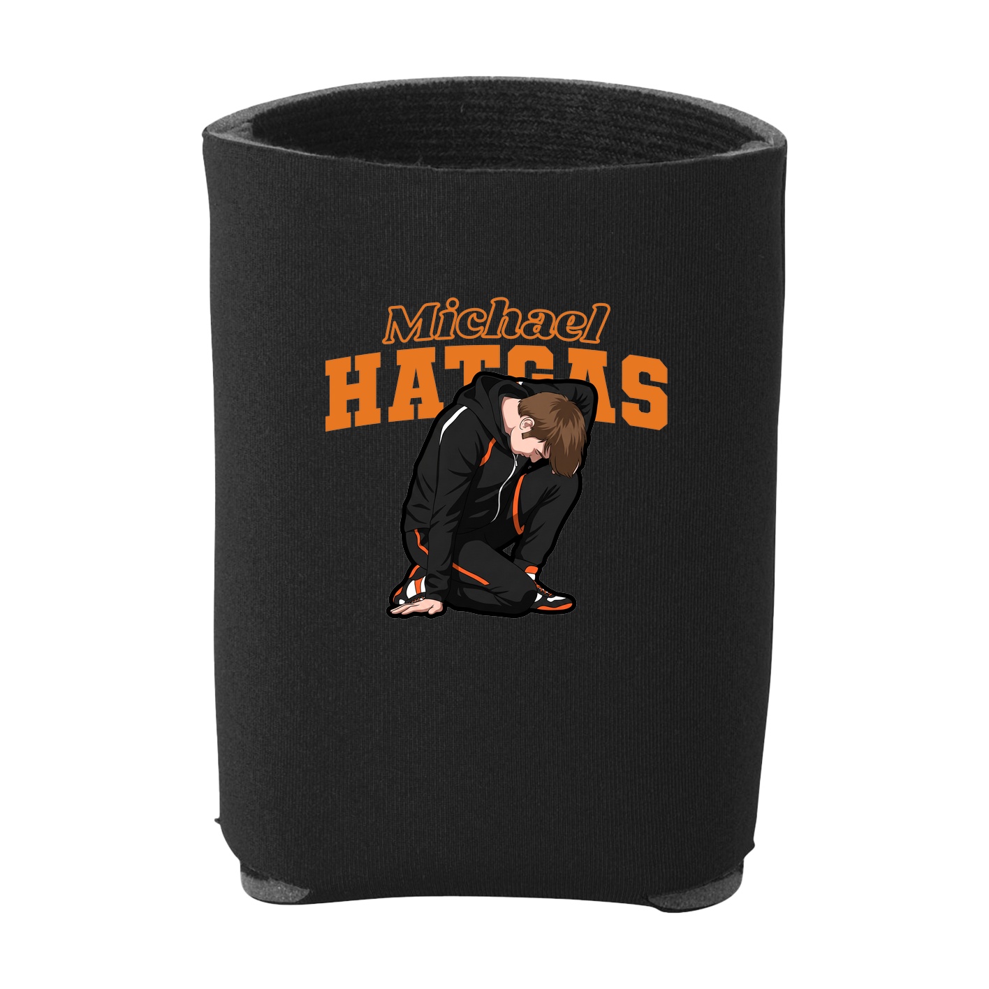 Can Holder — Name Arch in Black