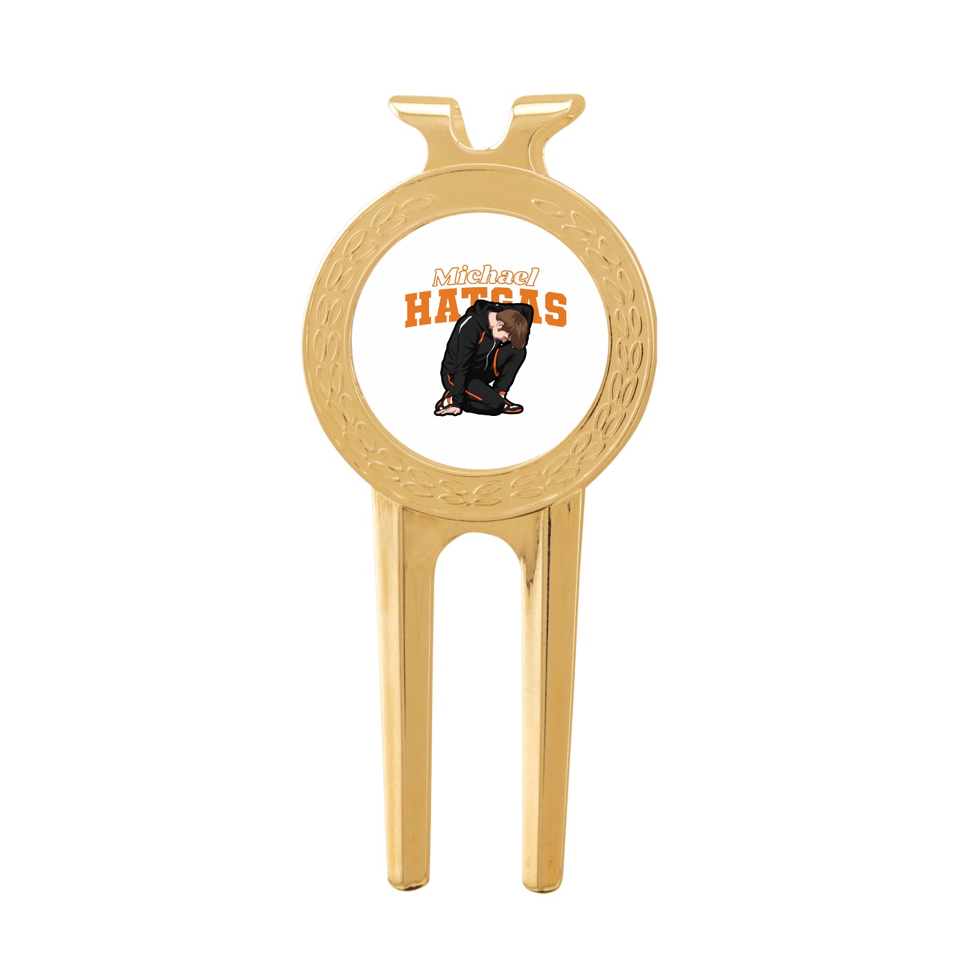 Divot Tool with Ball Marker — Name Arch in Classic