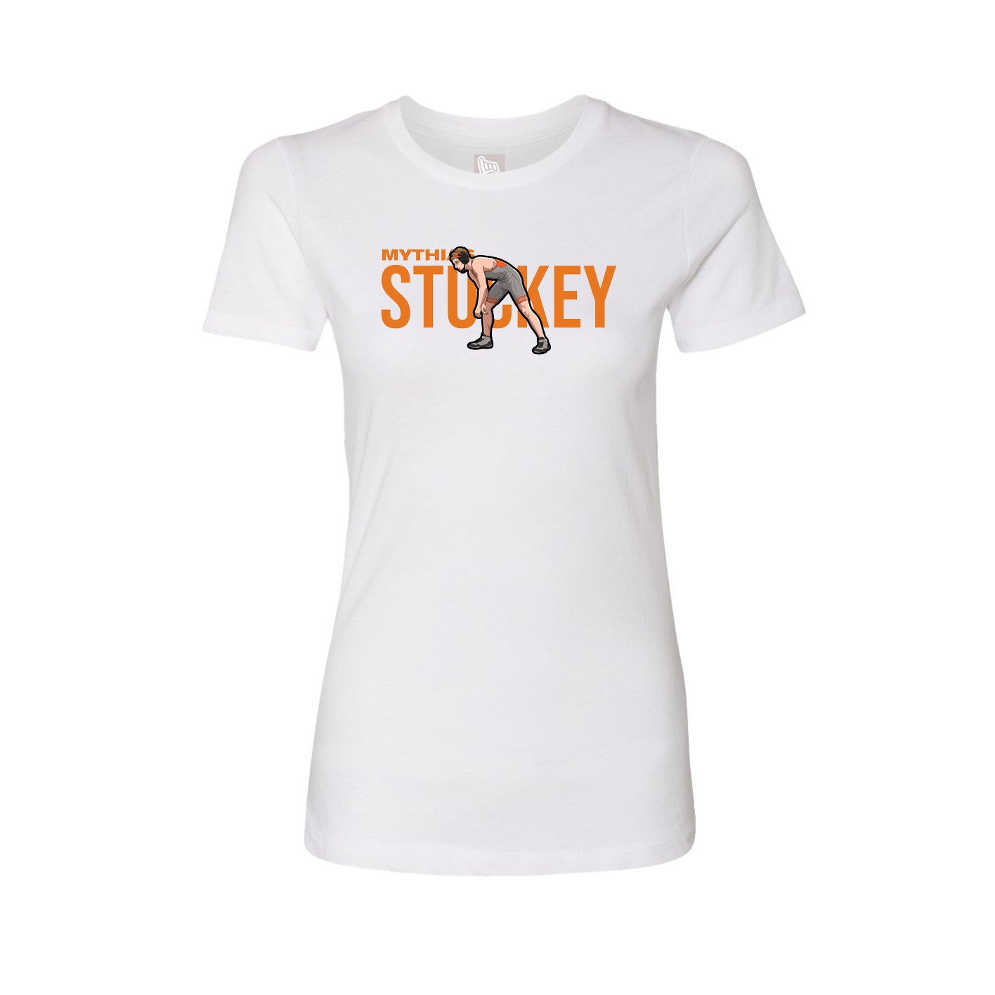 Fitted Women's Tee — Player Name in White