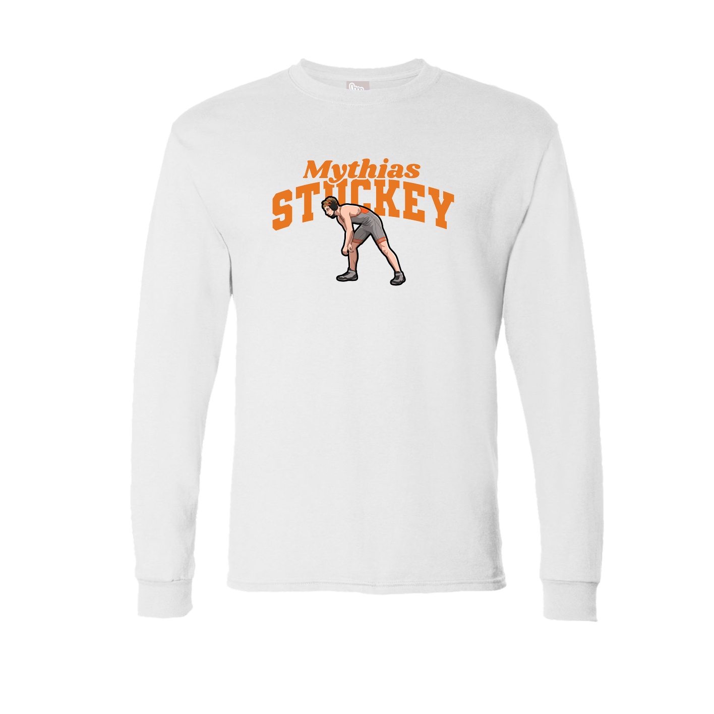Long Sleeve Tee — Signature Arch in White