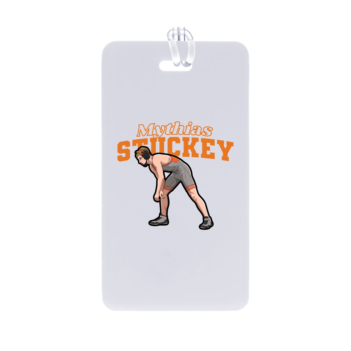 Bag Tag — Name Arch in Classic