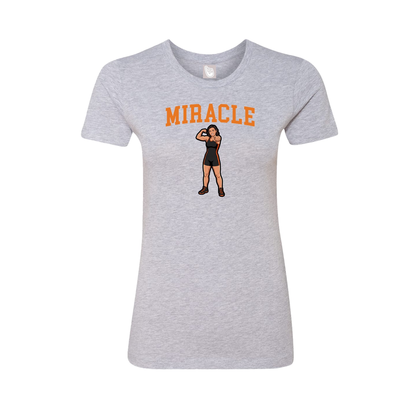 Fitted Women's Tee — Shirsey in Grey