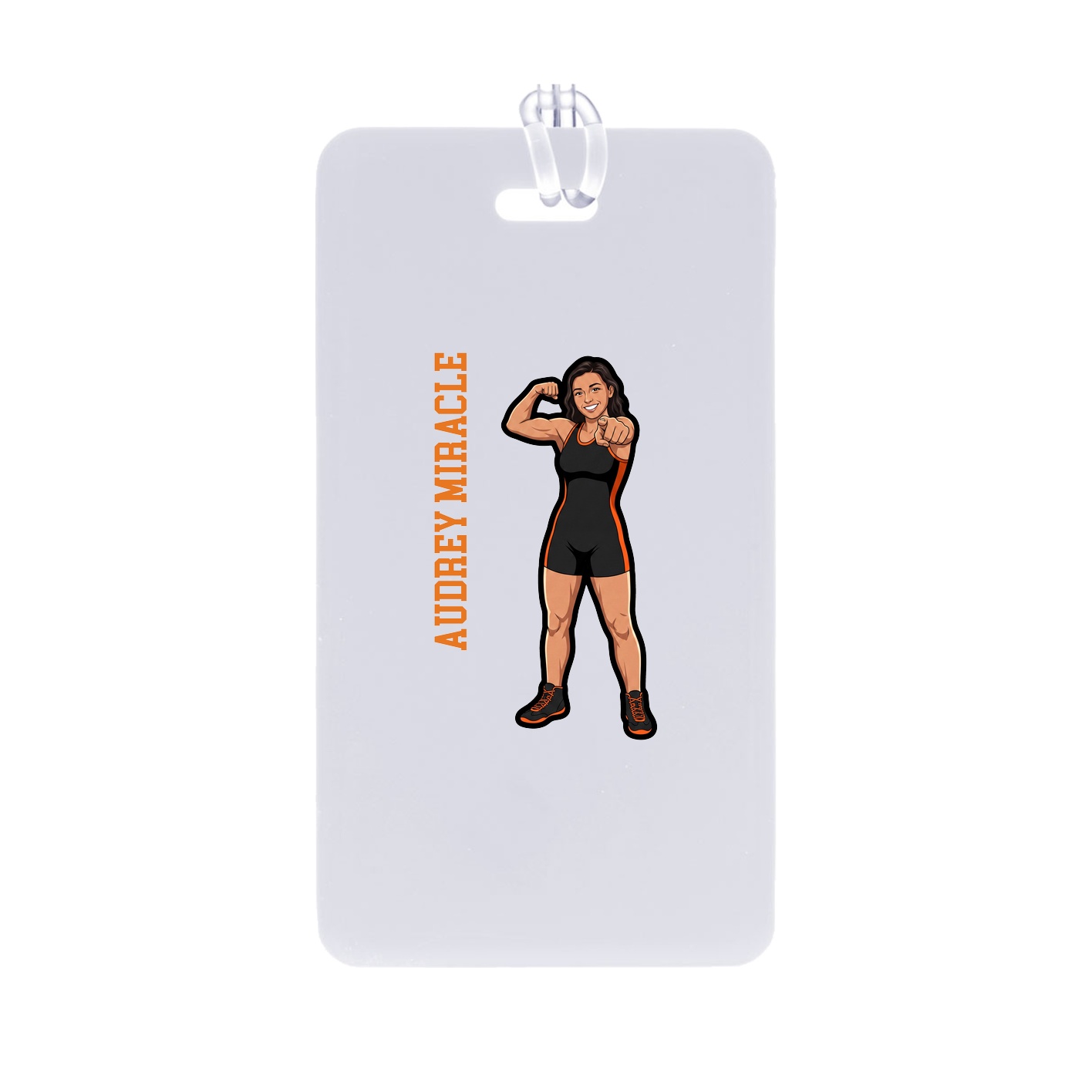 Bag Tag — Name Vertical in Classic