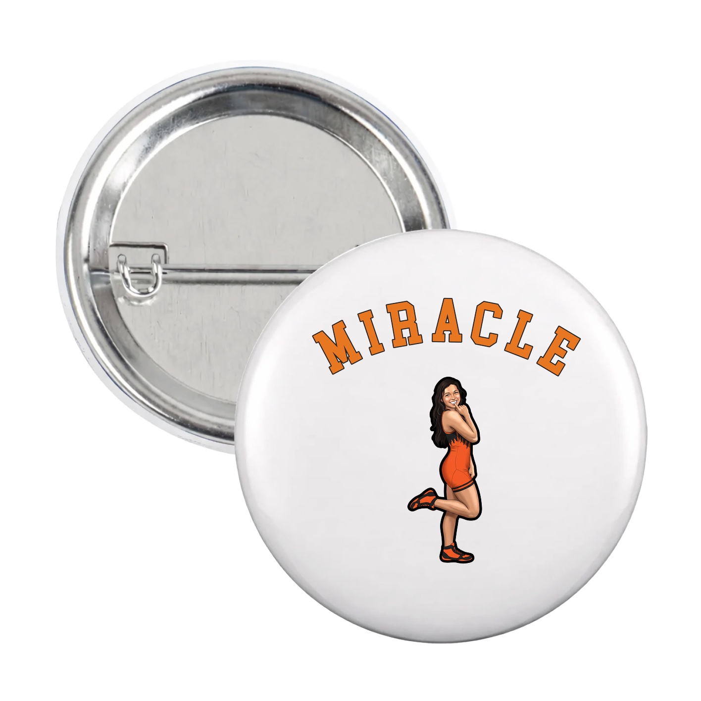 Game Day Button — Shirsey Arch in White