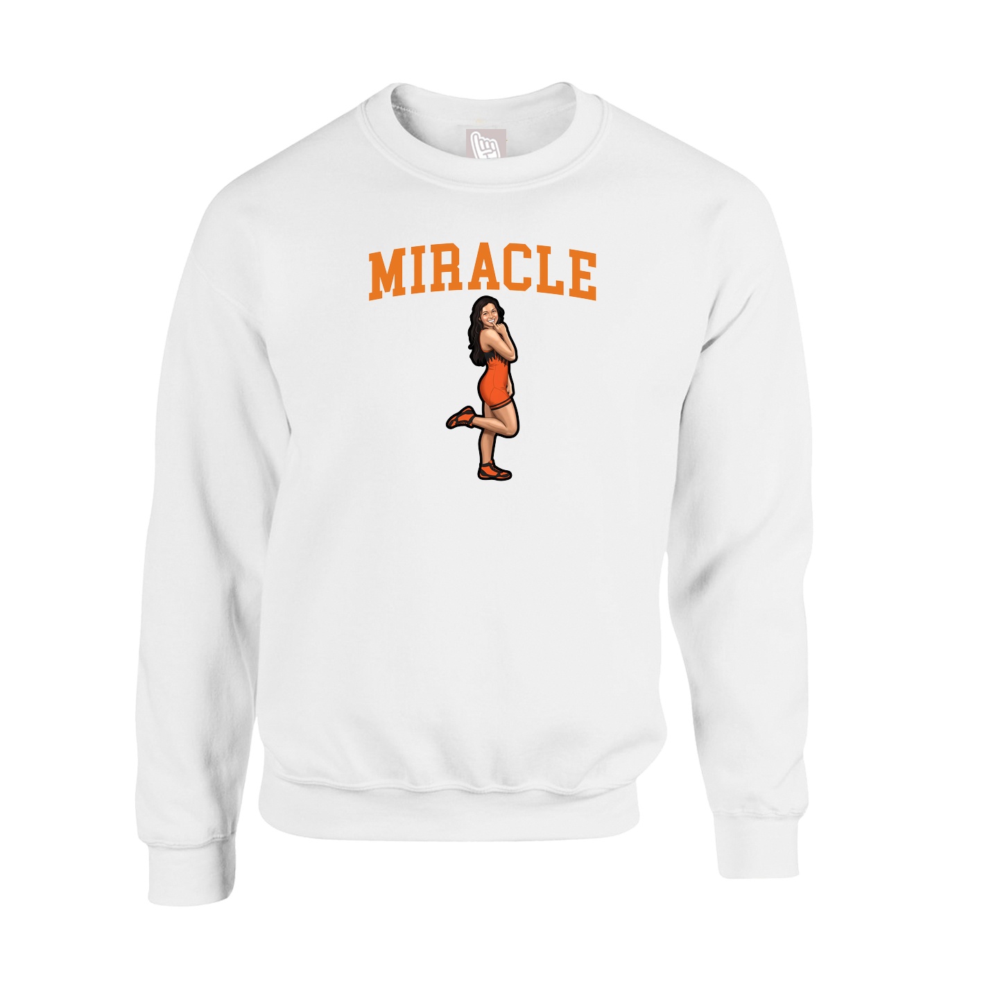 Fleece Crew — Shirsey in White