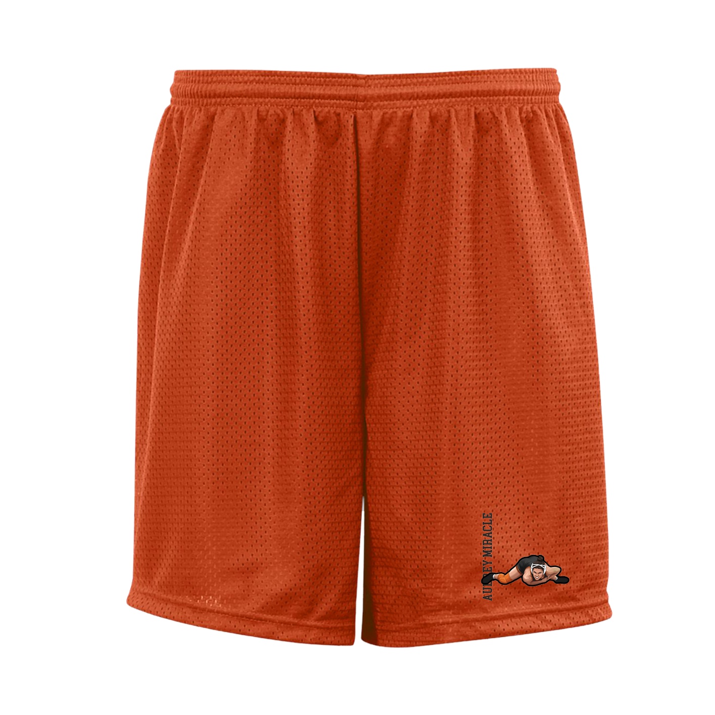 Shorts — Name Vertical in Orange
