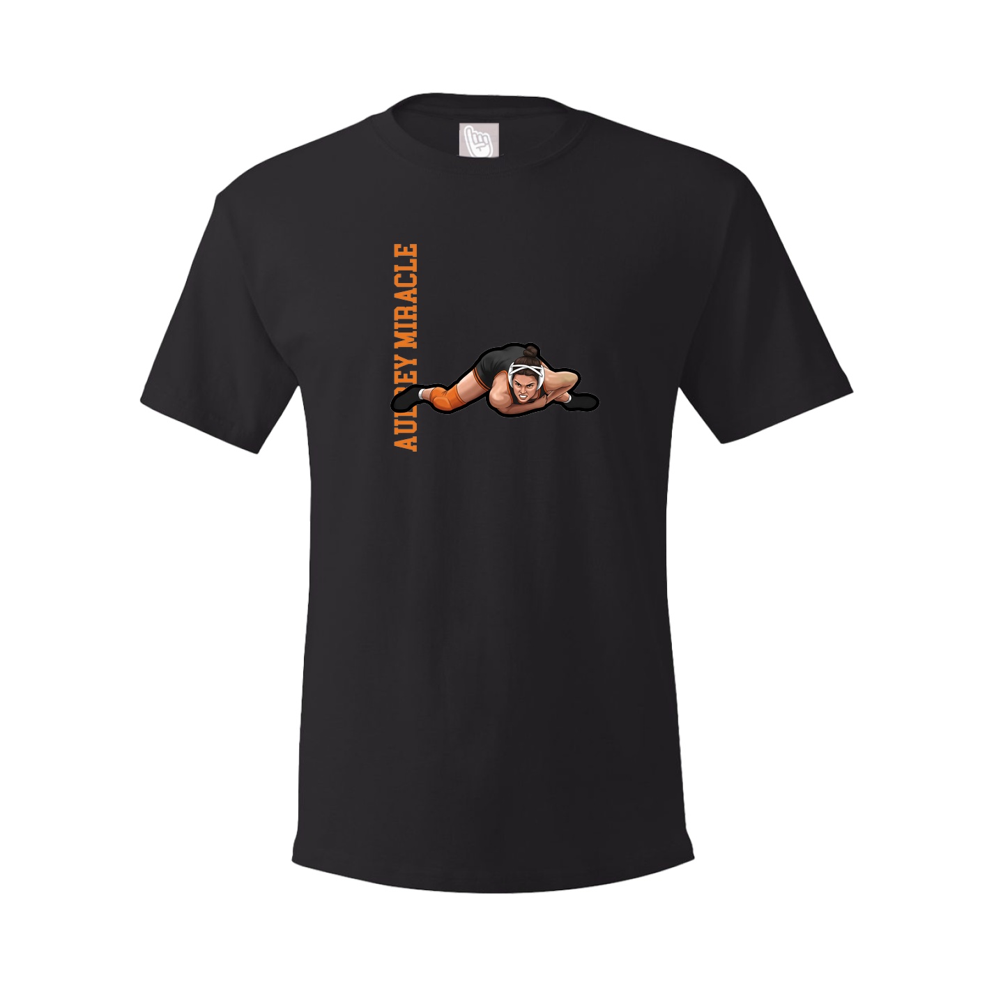 Youth Tee — Name Vertical in Black