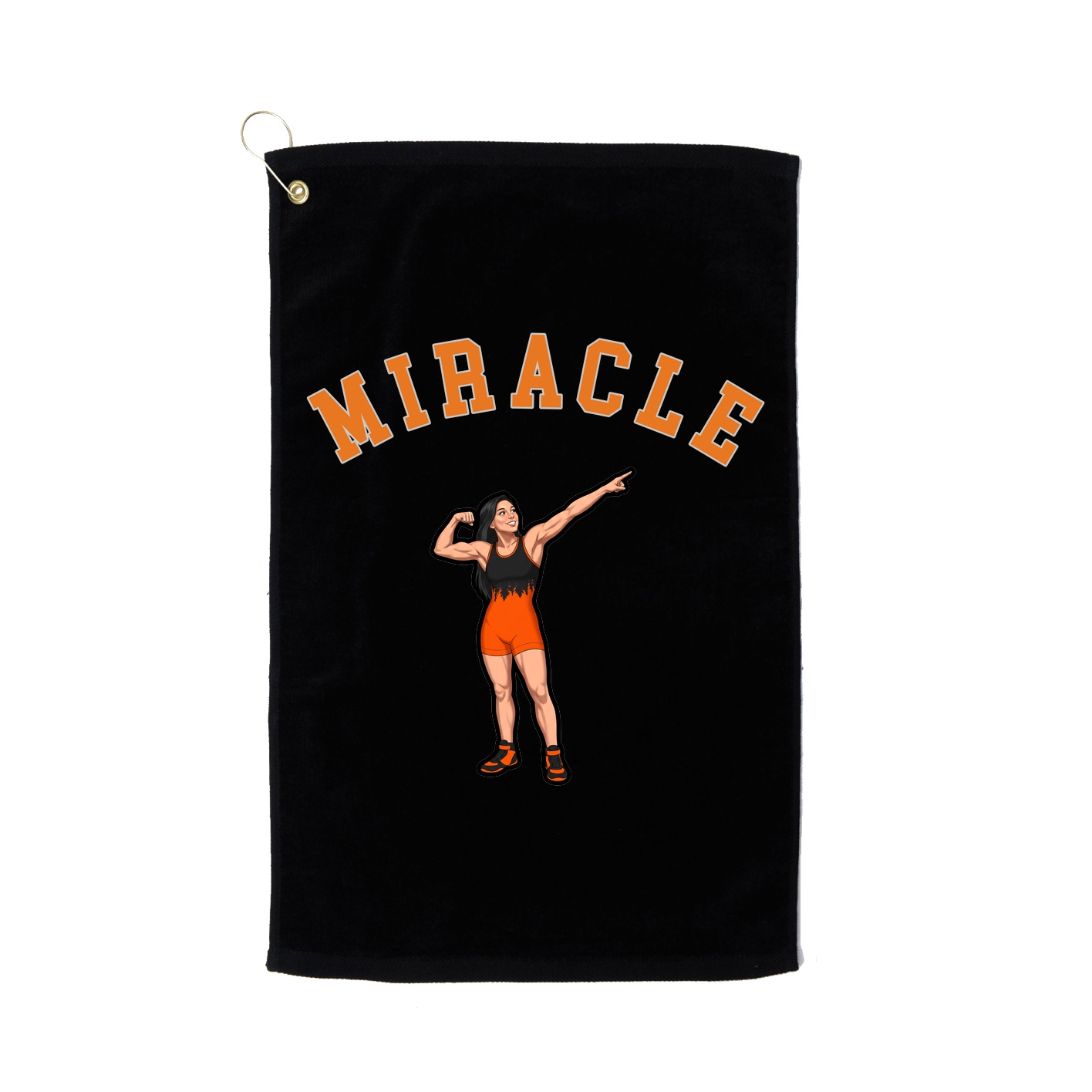 Golf Towel — Shirsey Arch in Black
