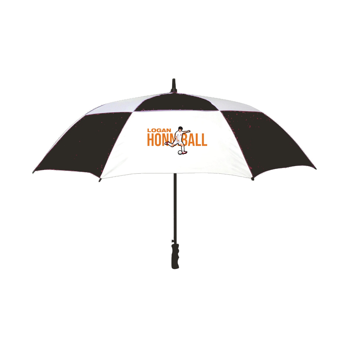 Golf Umbrella — Player Name in Black