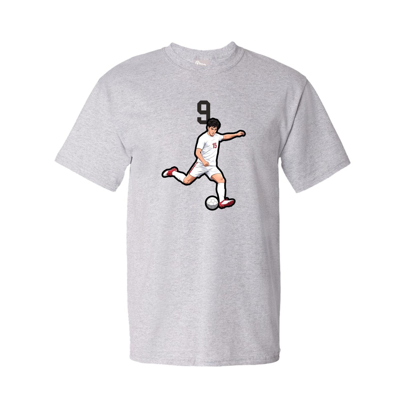 Tee — Number Top in Grey