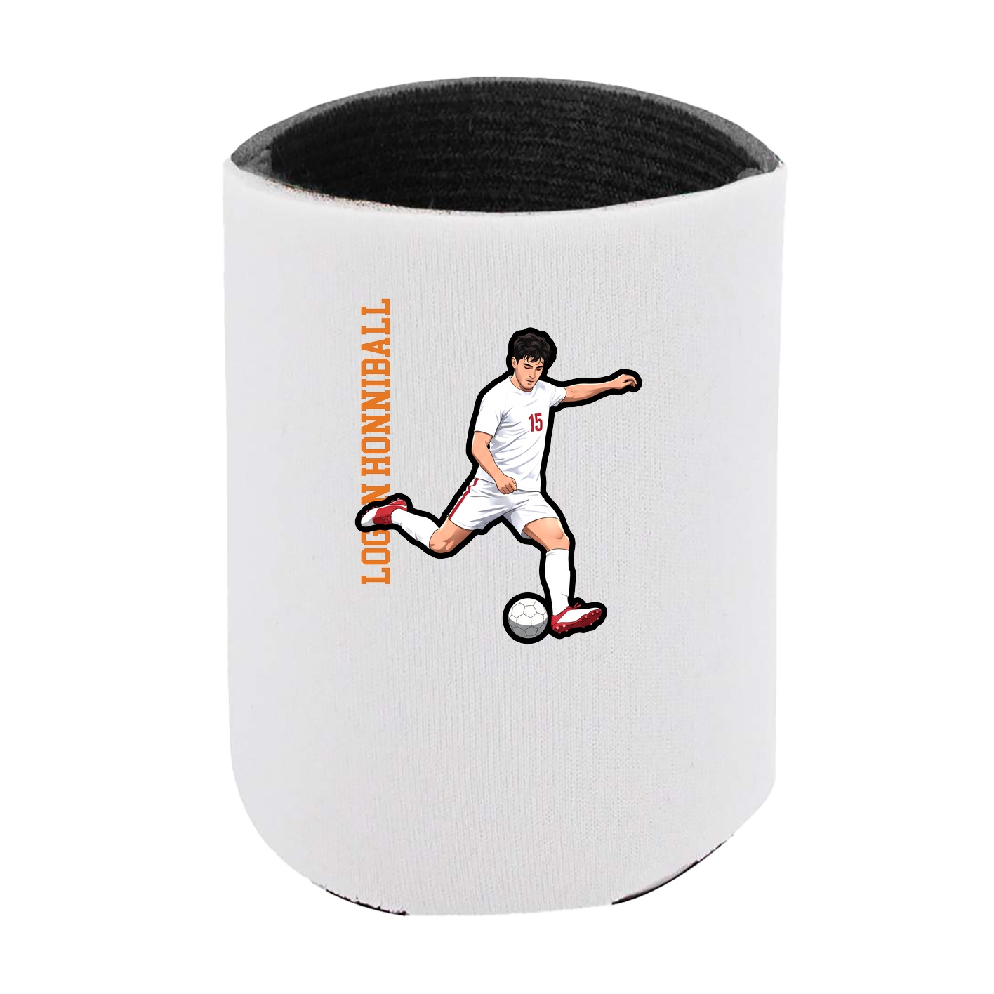 Can Holder — Name Vertical in White