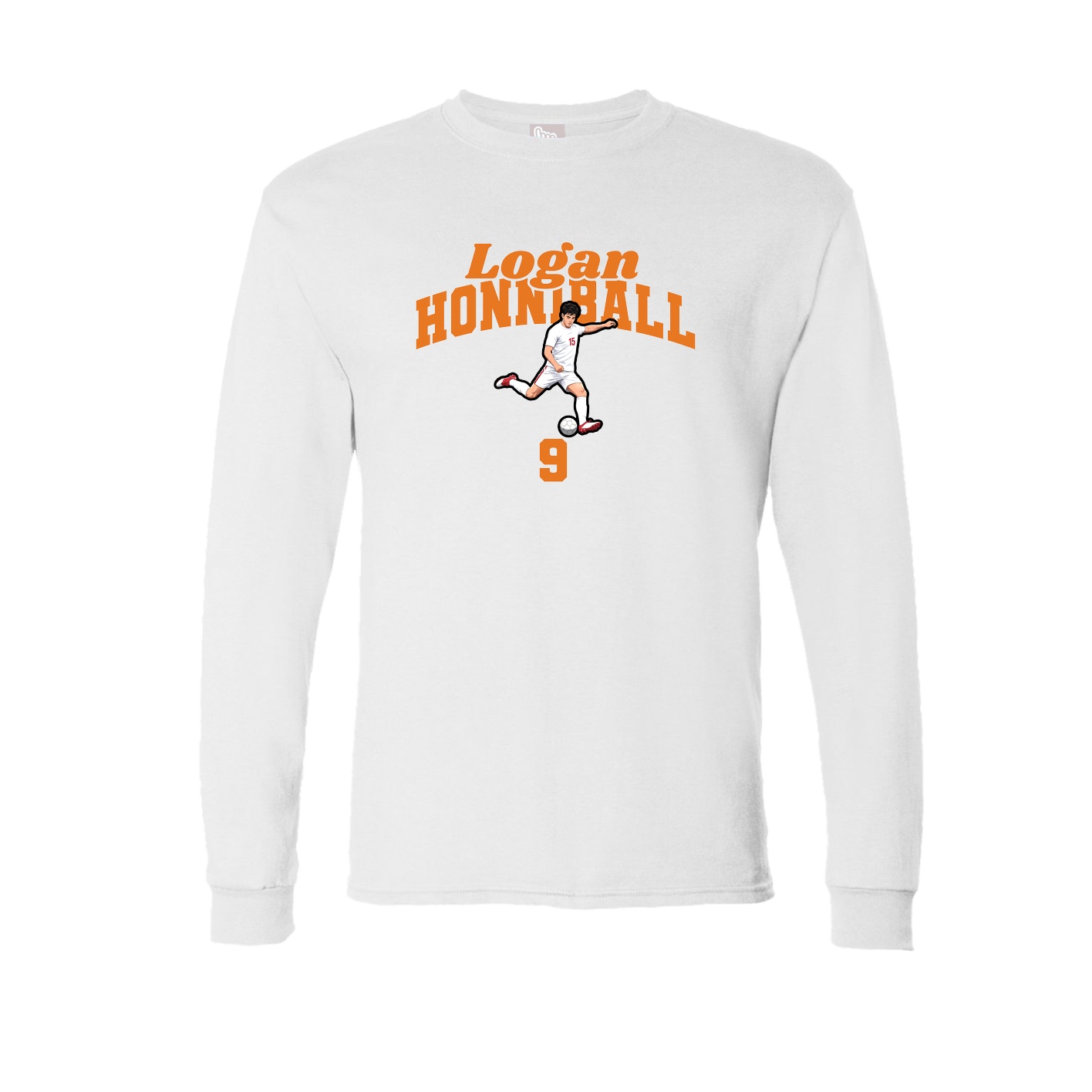 Long Sleeve Tee — Signature Arch in White