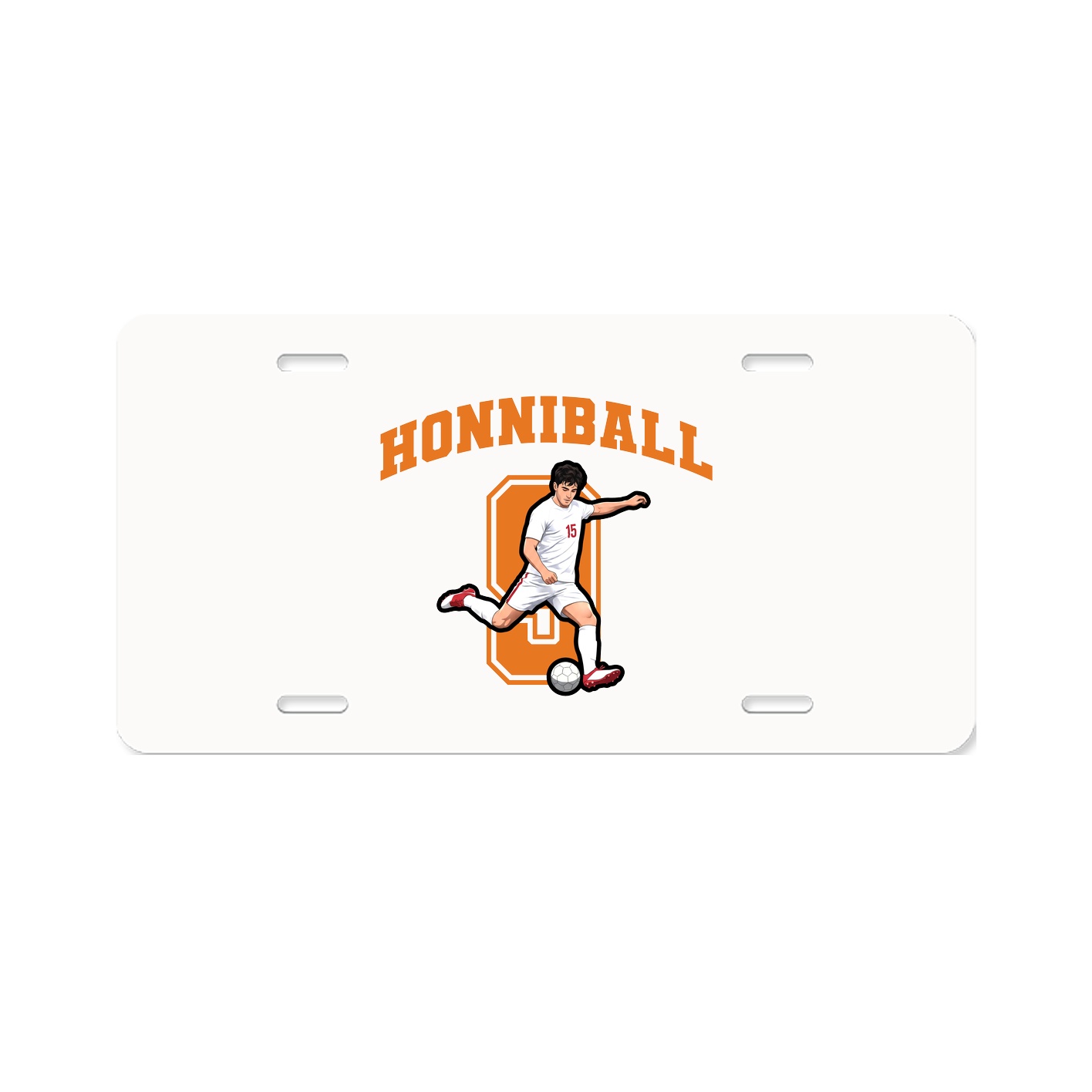 License Plate — Number in Classic