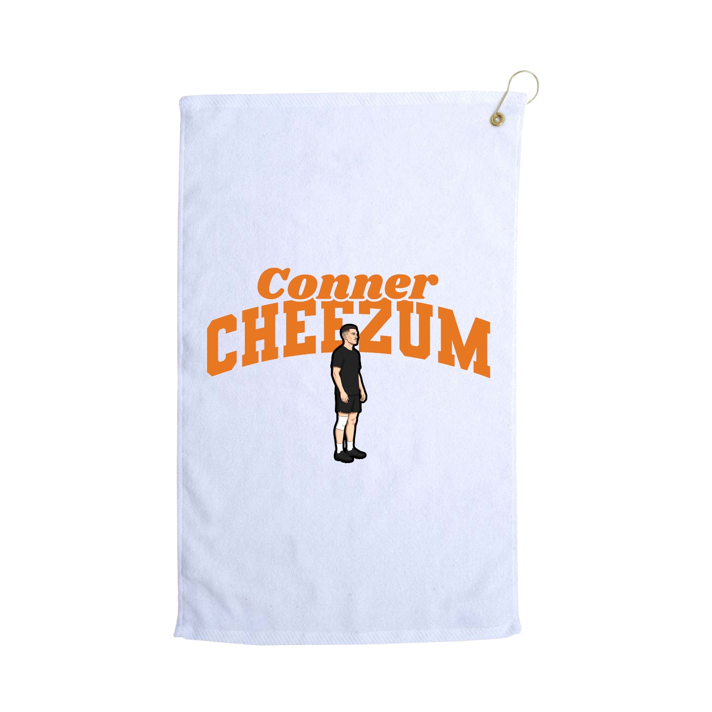 Golf Towel — Signature Arch in White