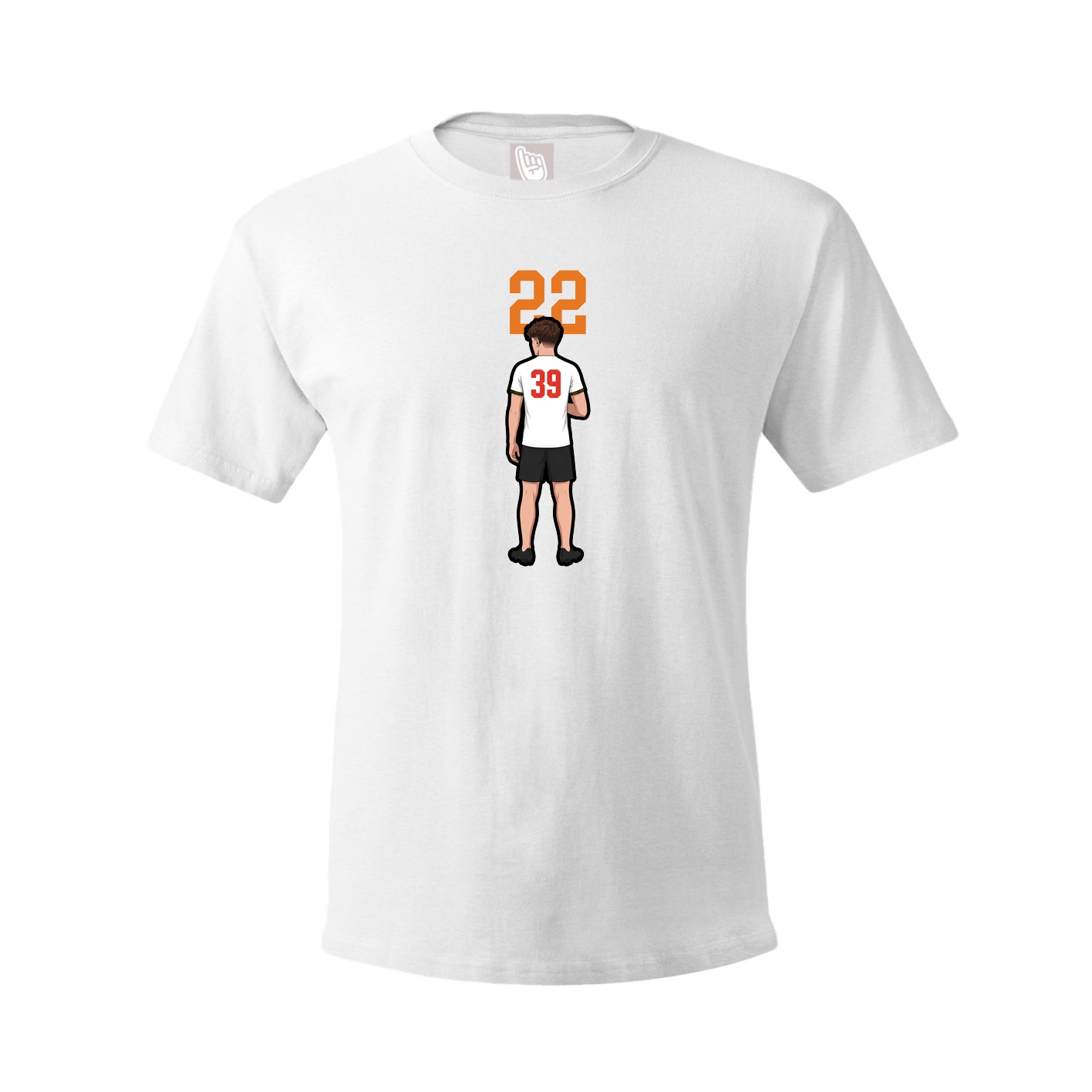 Tee — Number Top in White