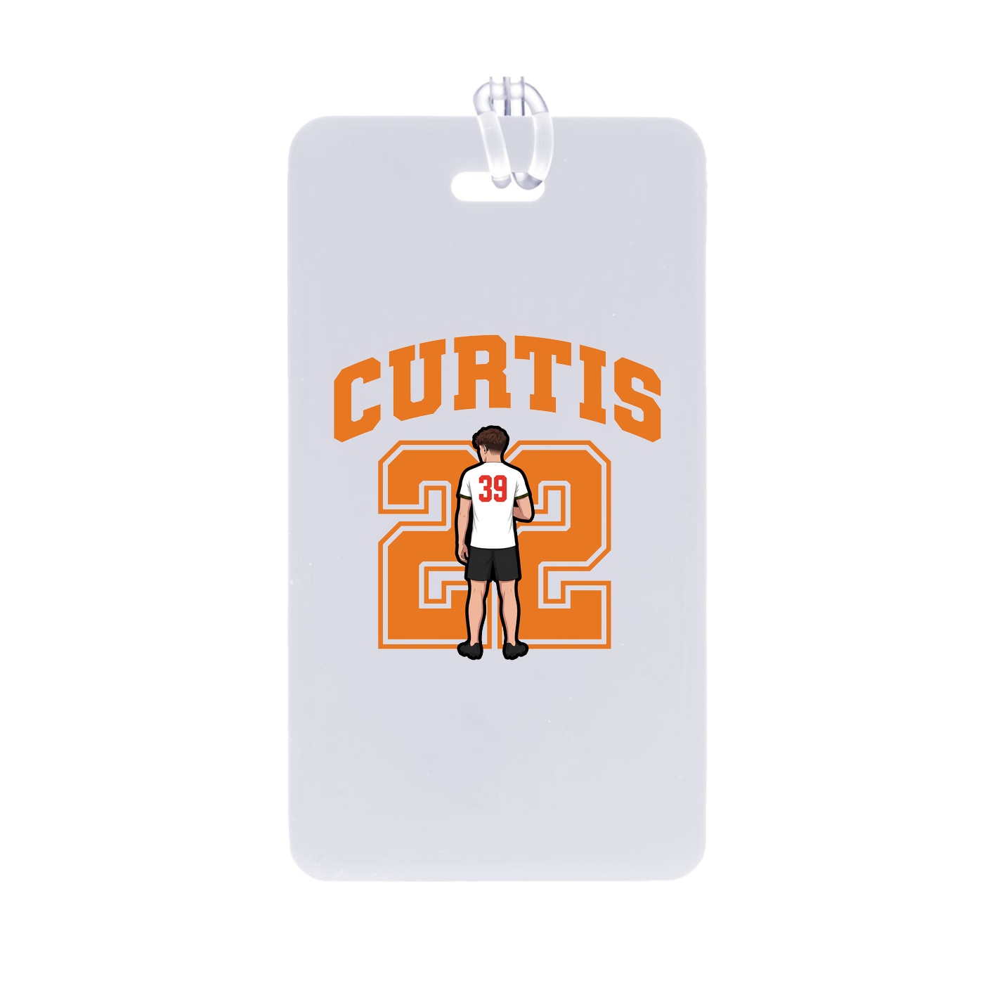 Bag Tag — Number in Classic