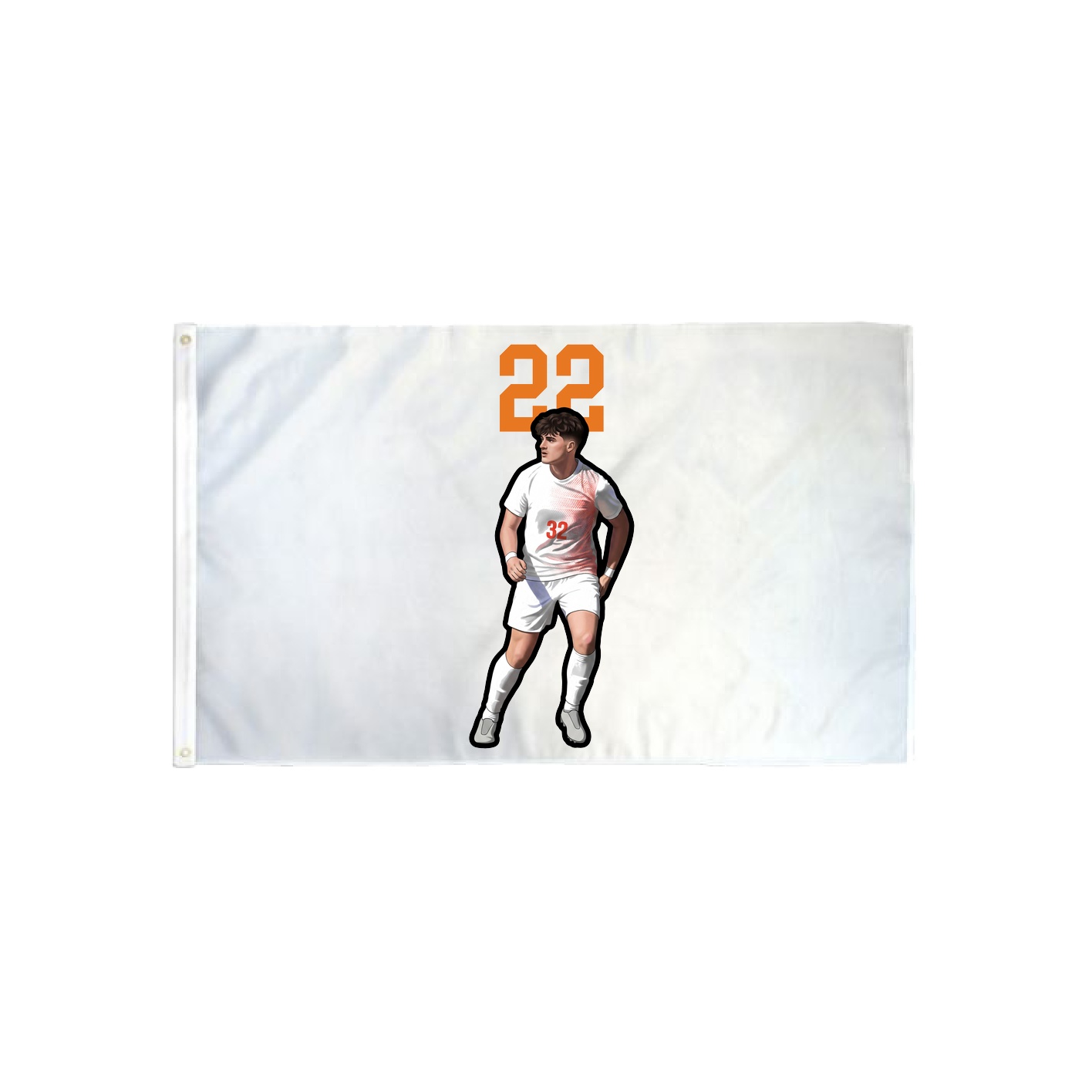 3x5 Flag — Number Top in Classic