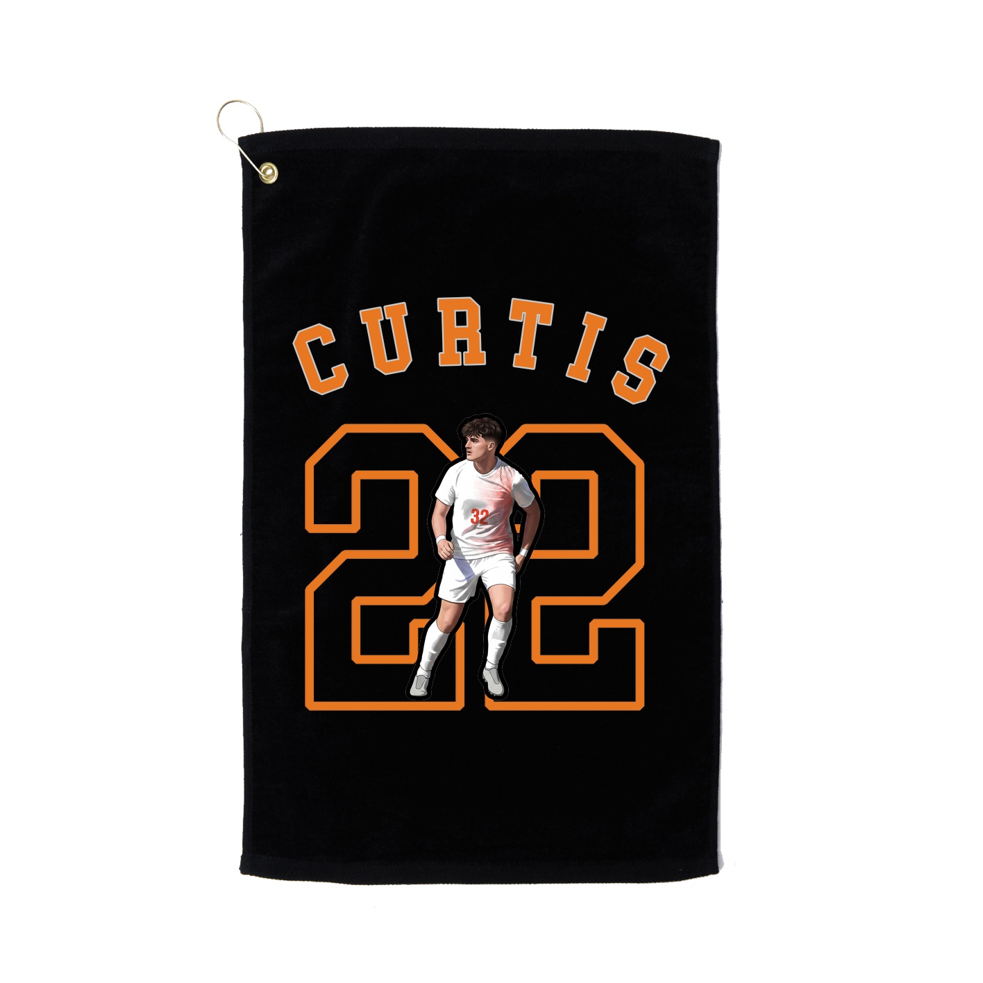 Golf Towel — Shirsey Arch in Black