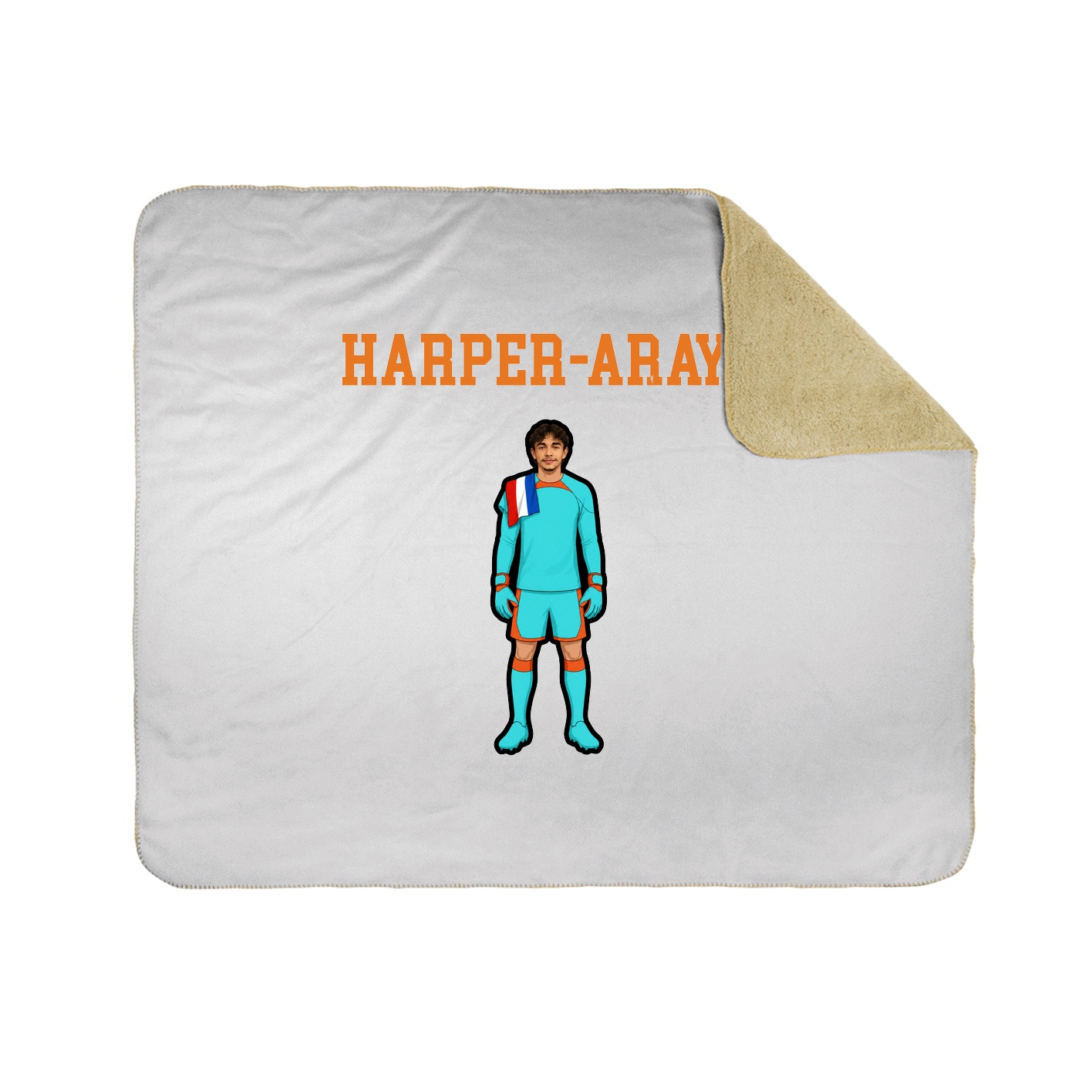 Throw Blanket — Shirsey in White