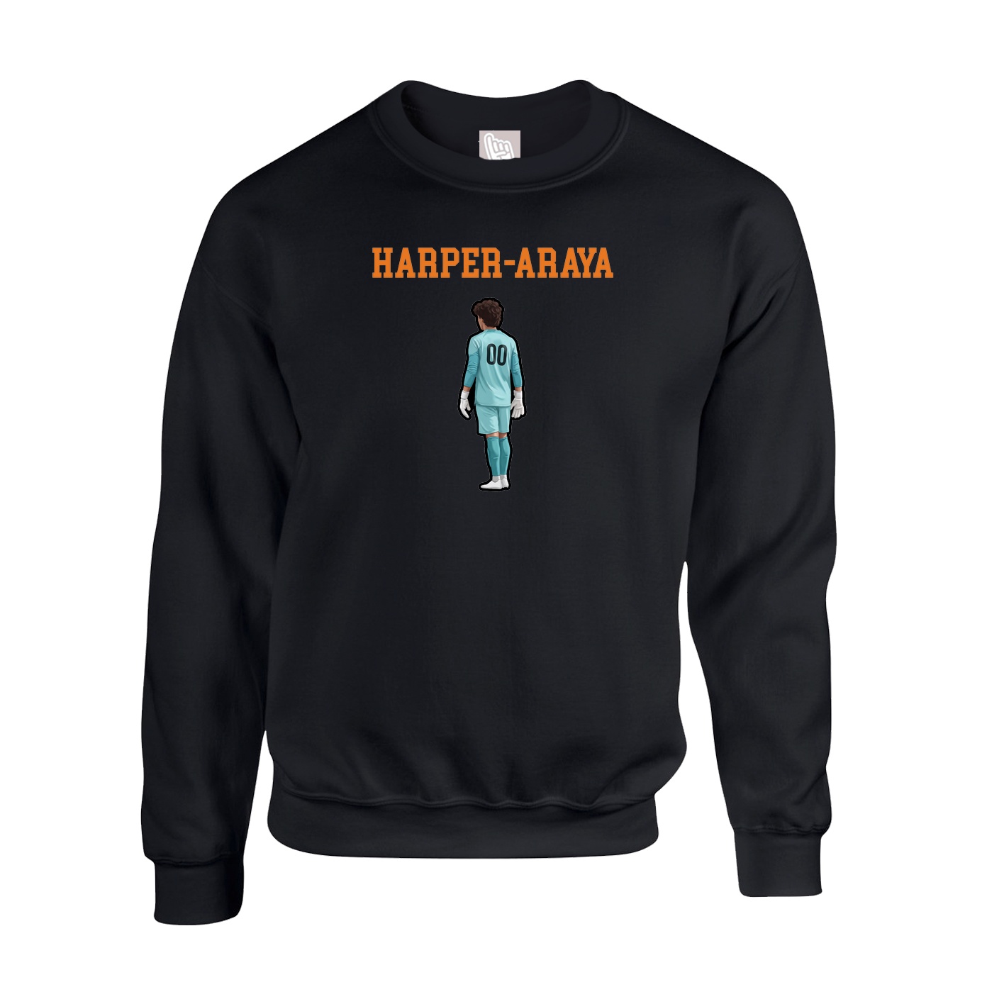 Fleece Crew — Shirsey in Black