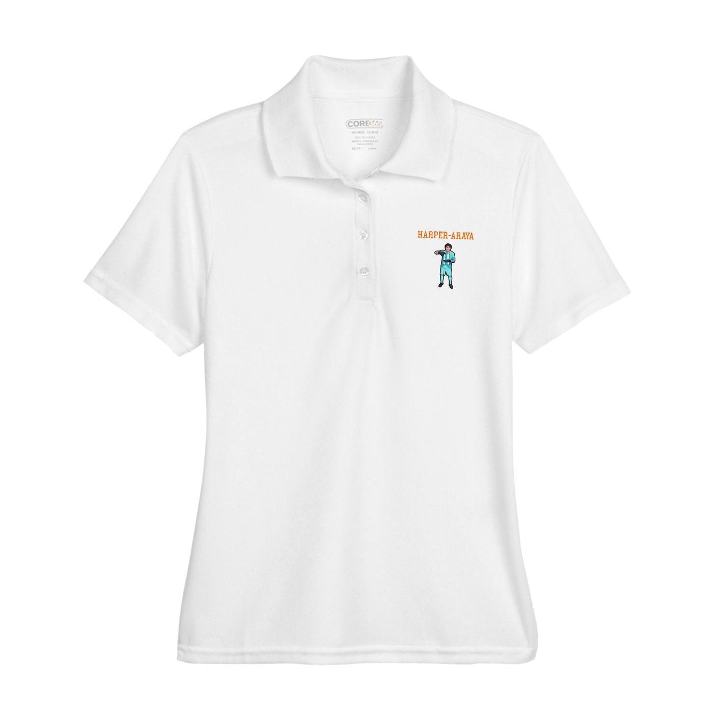 Womens Performance Polo — Shirsey in White