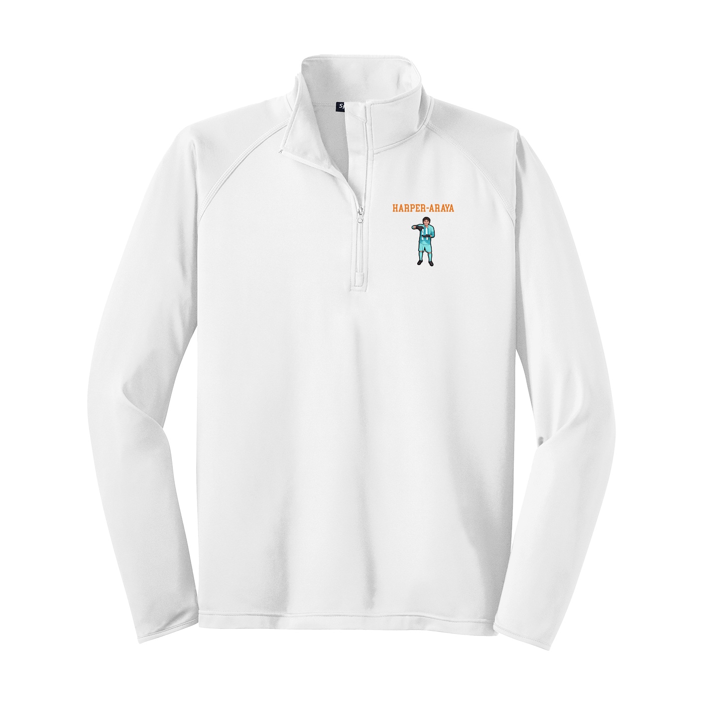 Q-Zip Pullover — Shirsey in White