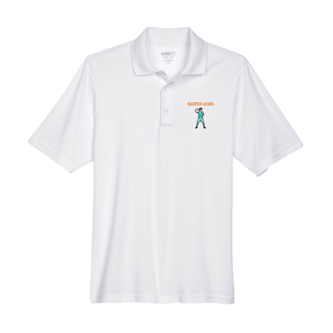 Performance Polo — Shirsey in White