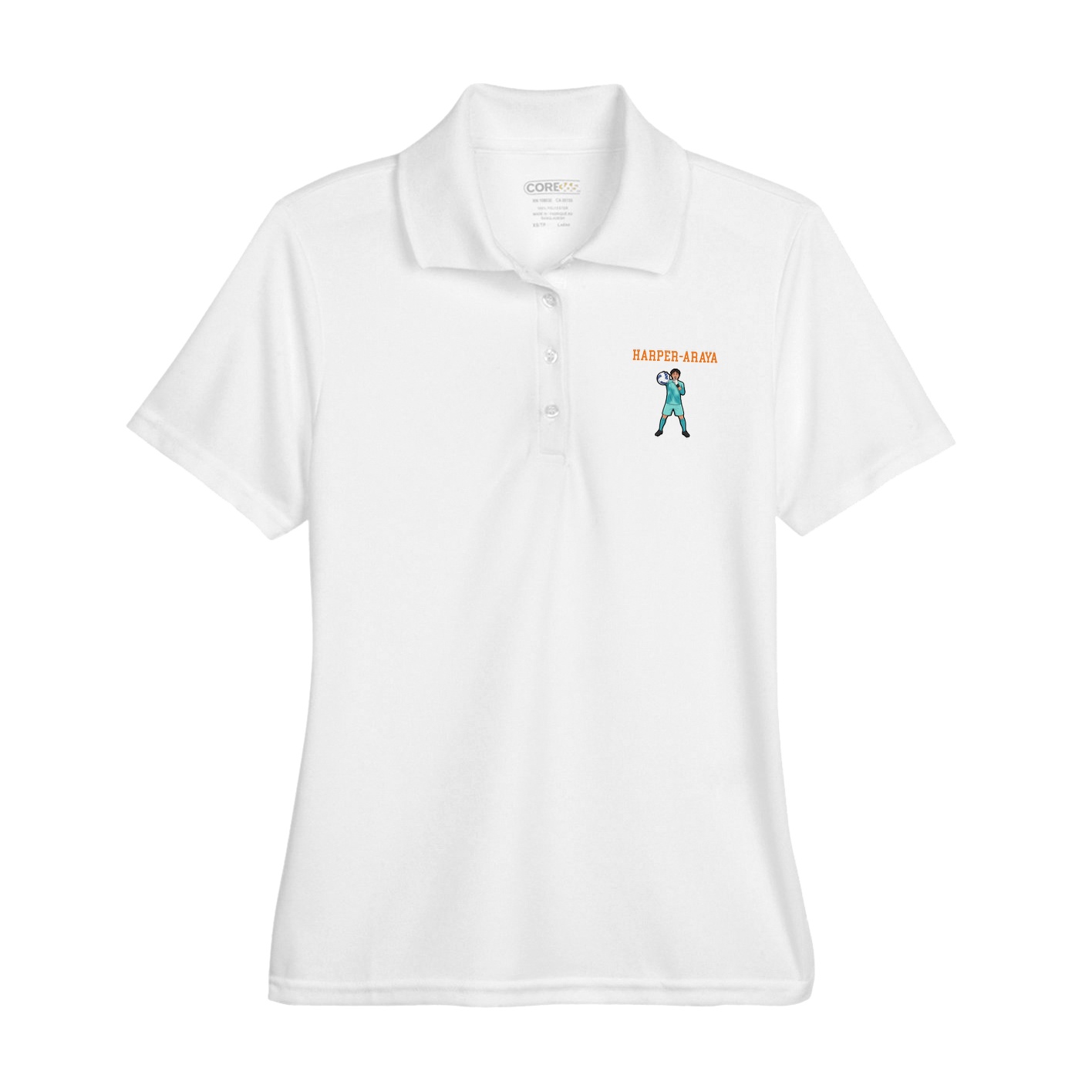 Womens Performance Polo — Shirsey in White