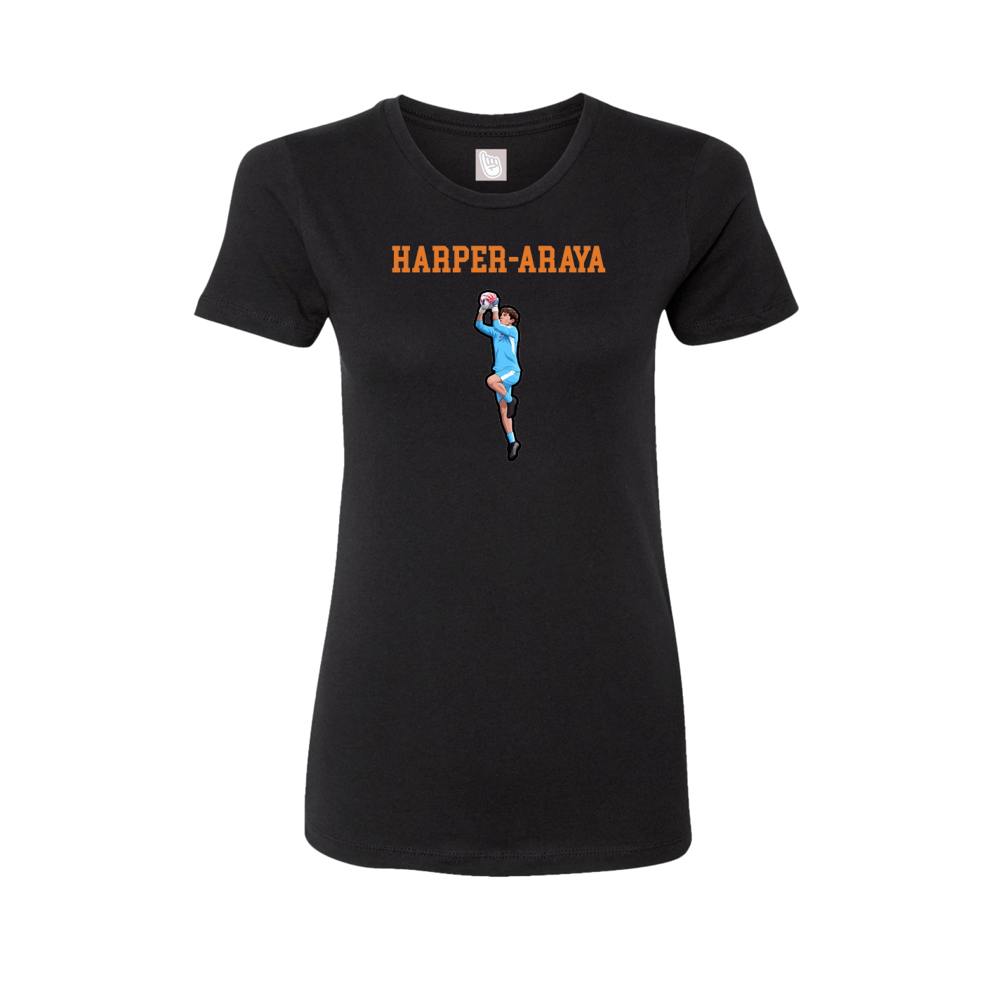 Fitted Women's Tee — Shirsey in Black