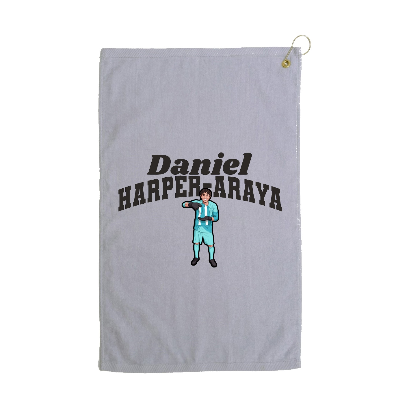 Golf Towel — Signature Arch in Grey