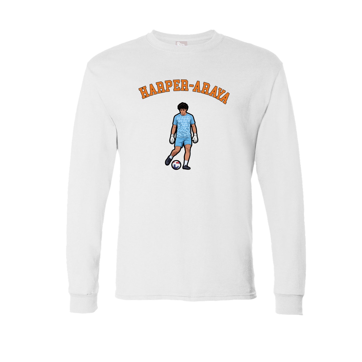 Long Sleeve Tee — Shirsey Arch in White