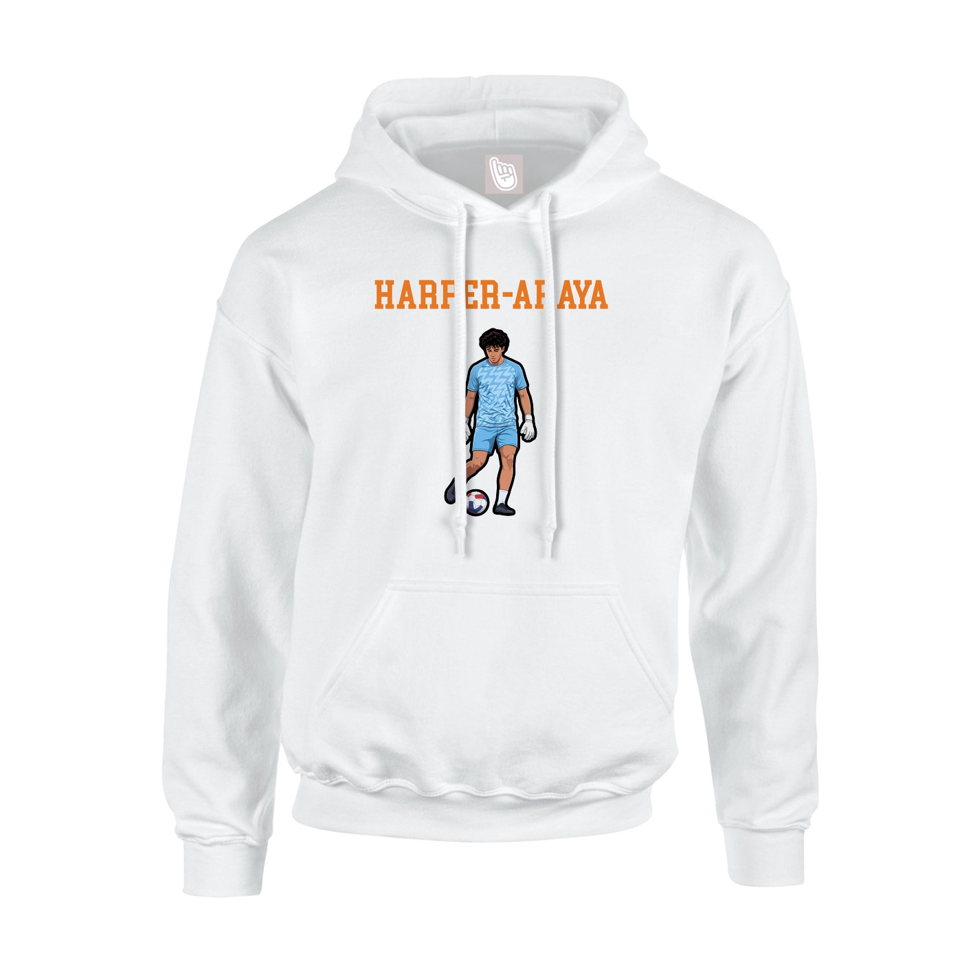 Hoodie — Shirsey in White
