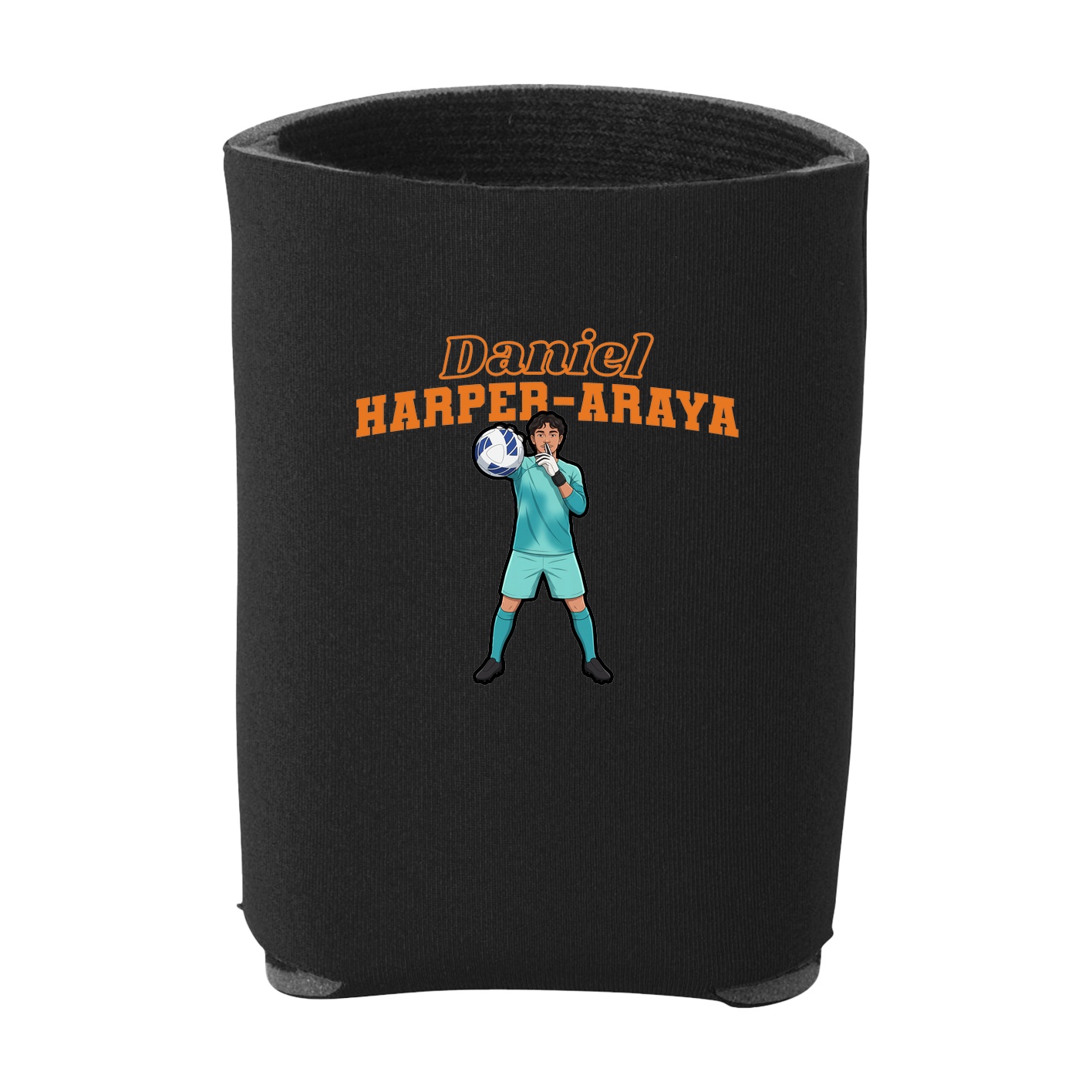 Can Holder — Name Arch in Black