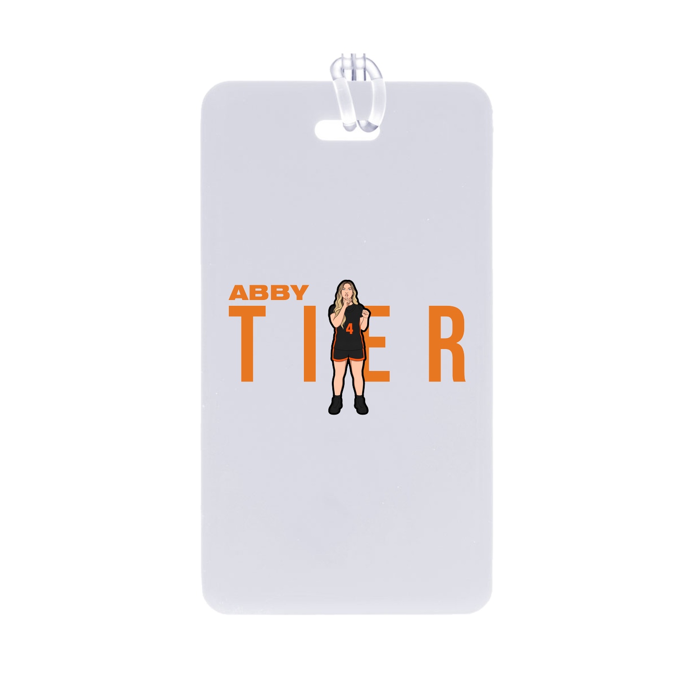 Bag Tag — Player Name in Classic