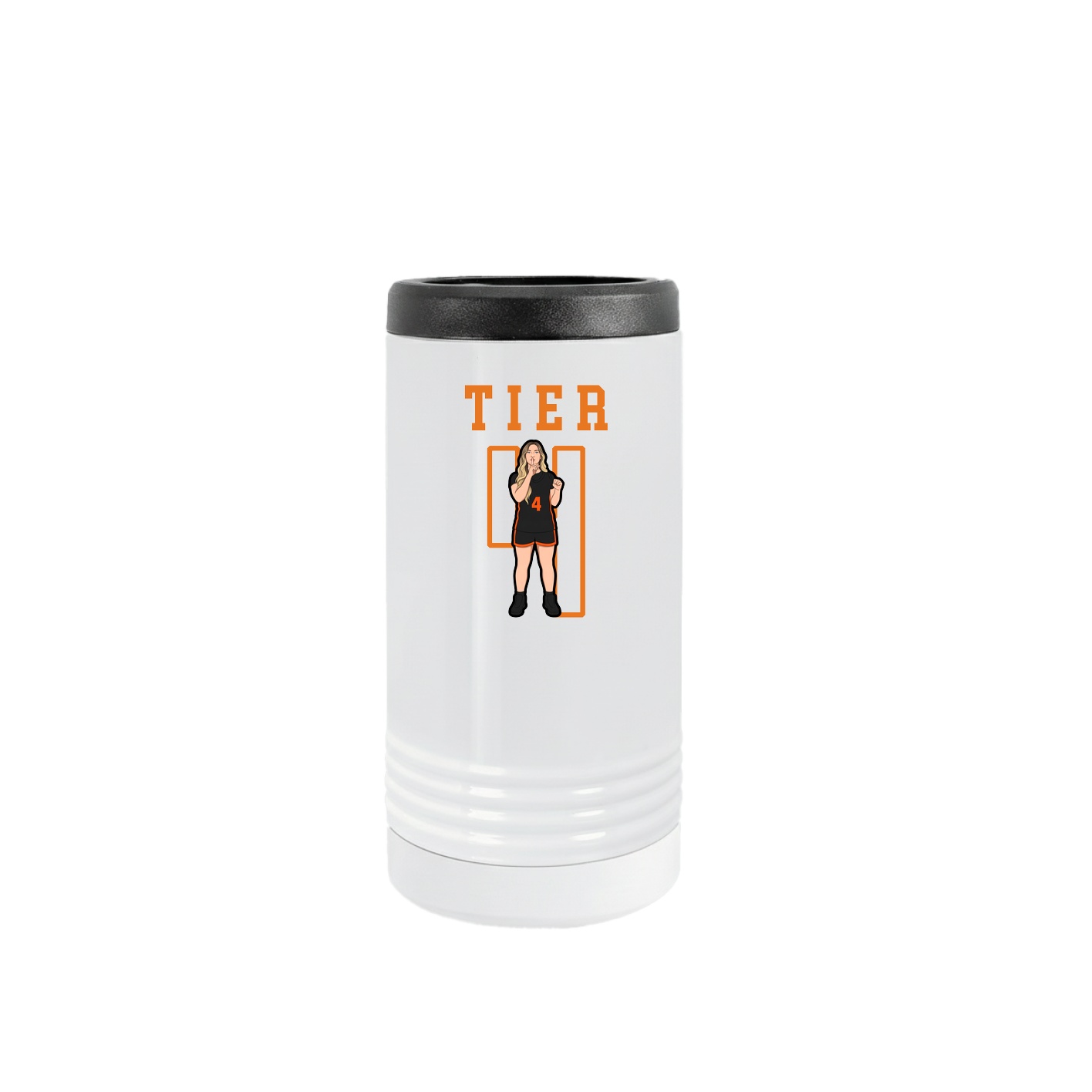 Slim Beverage Holder — Shirsey in White