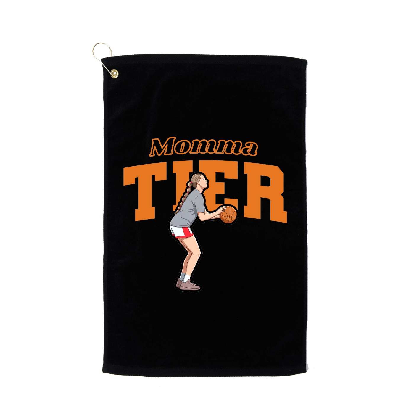 Golf Towel — Mothers Day Block in Black