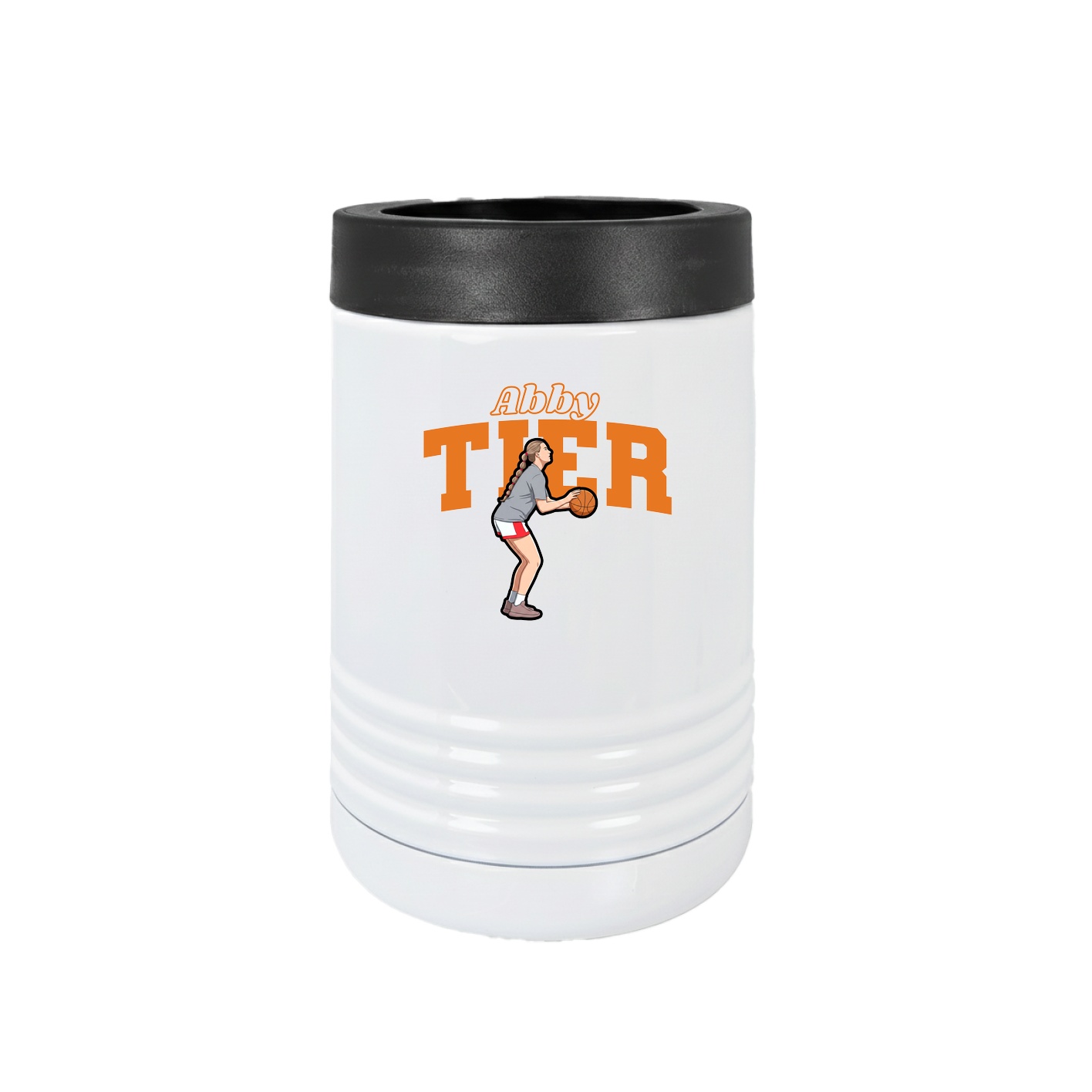 Beverage Holder — Name Arch in White